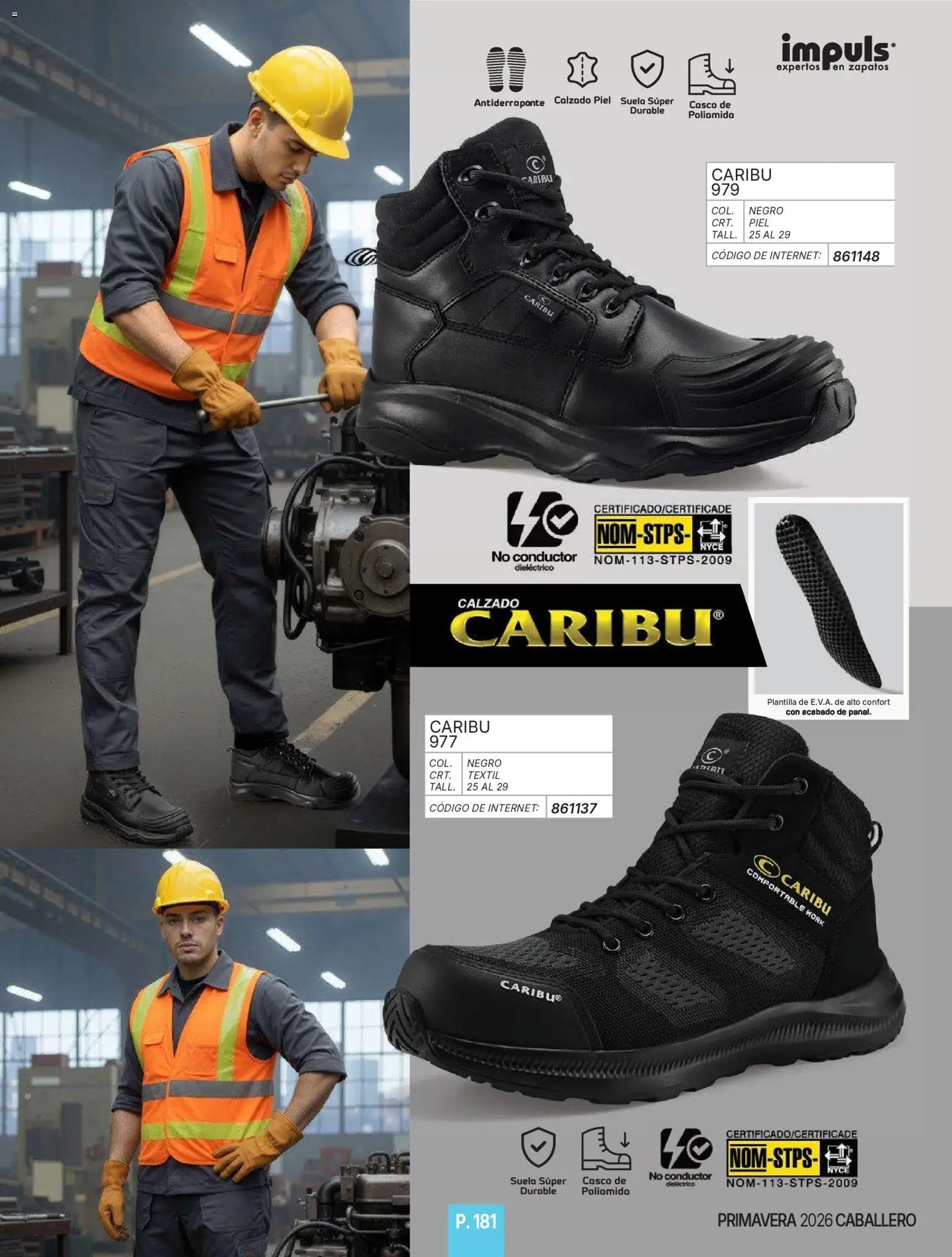 Impuls oferta desde 01/01/2026 Catálogo Caballero
