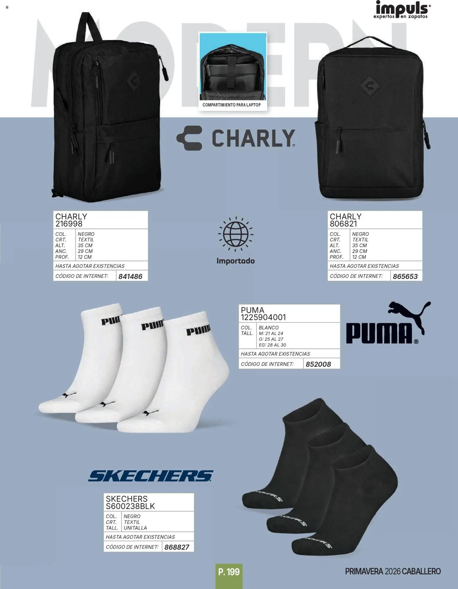 Impuls oferta desde 01/01/2026 Catálogo Caballero