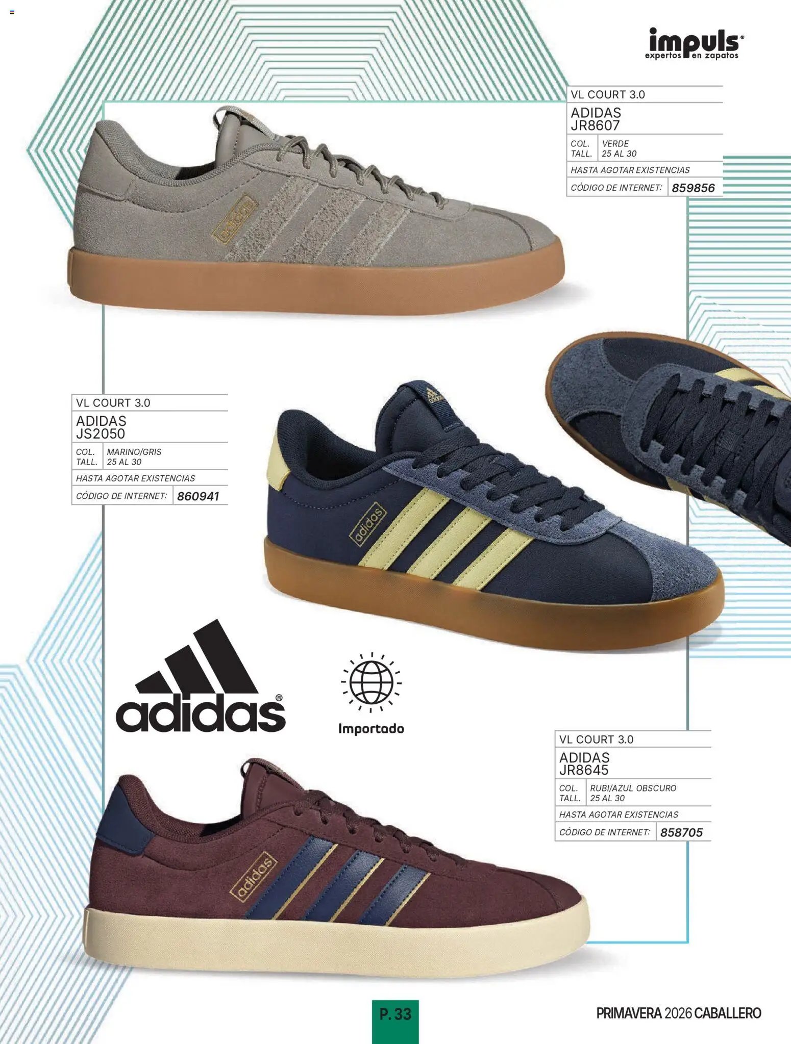 Impuls oferta desde 01/01/2026 Catálogo Caballero