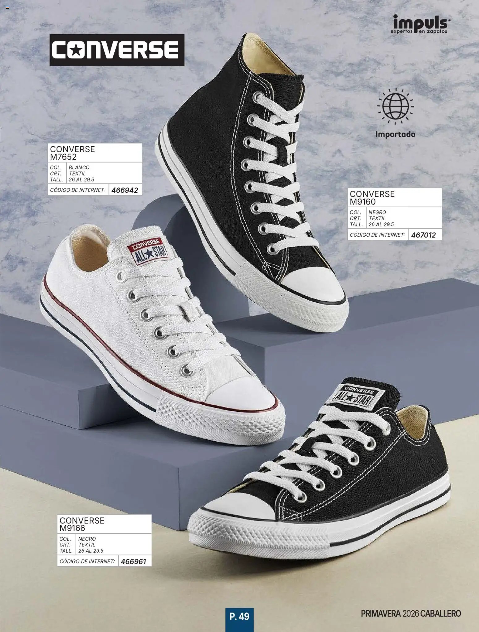 Impuls oferta desde 01/01/2026 Catálogo Caballero