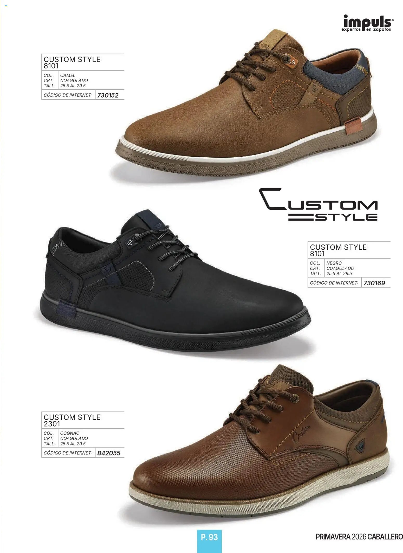Impuls oferta desde 01/01/2026 Catálogo Caballero