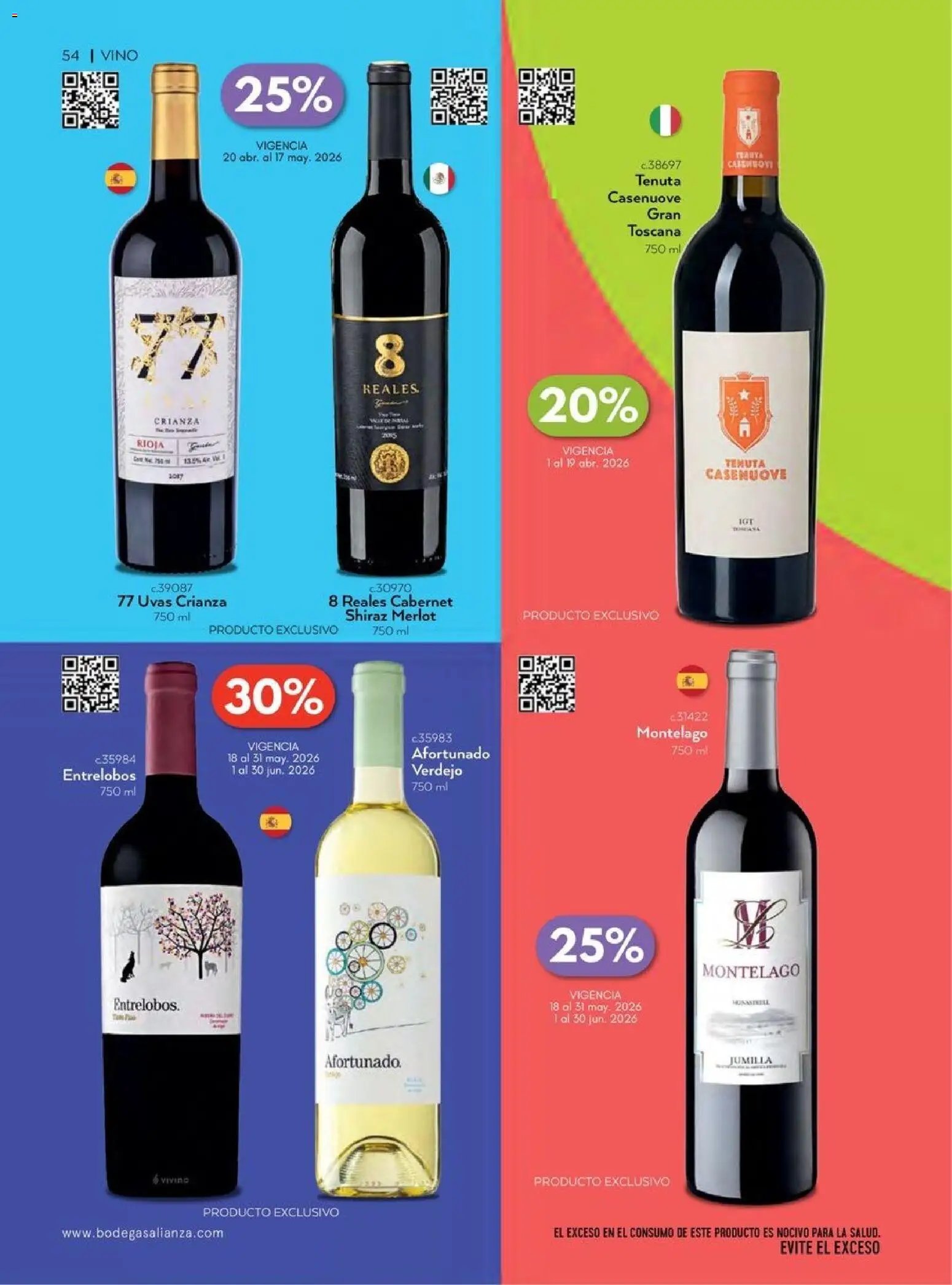 Bodegas Alianza oferta desde 01/04/2026 Bodegas Alianza catálogo