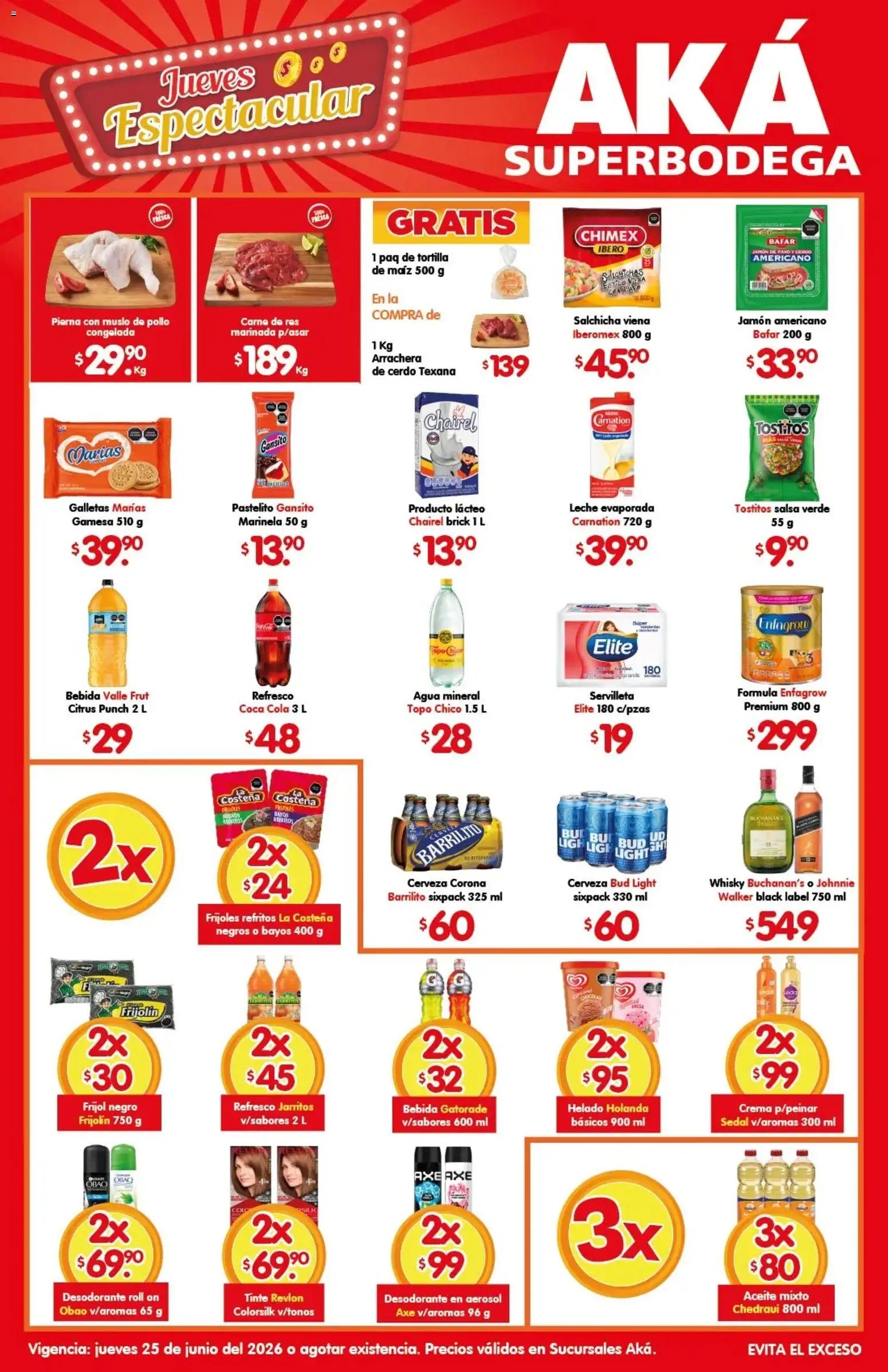Arteli oferta desde 25/06/2026 Arteli folleto Aká Super Bodega