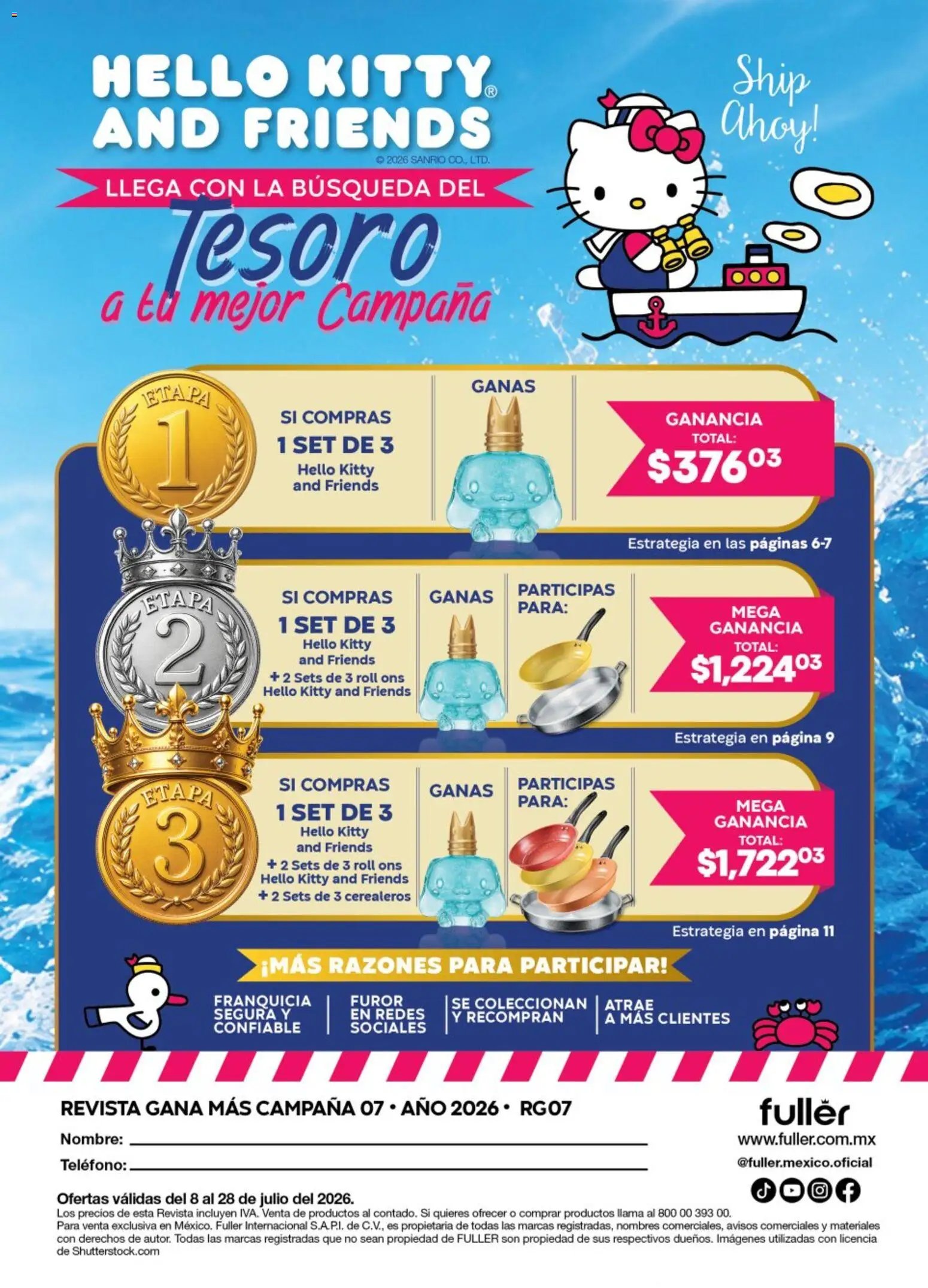Fuller oferta desde 08/07/2026 Fuller Gana Mas 7 2026