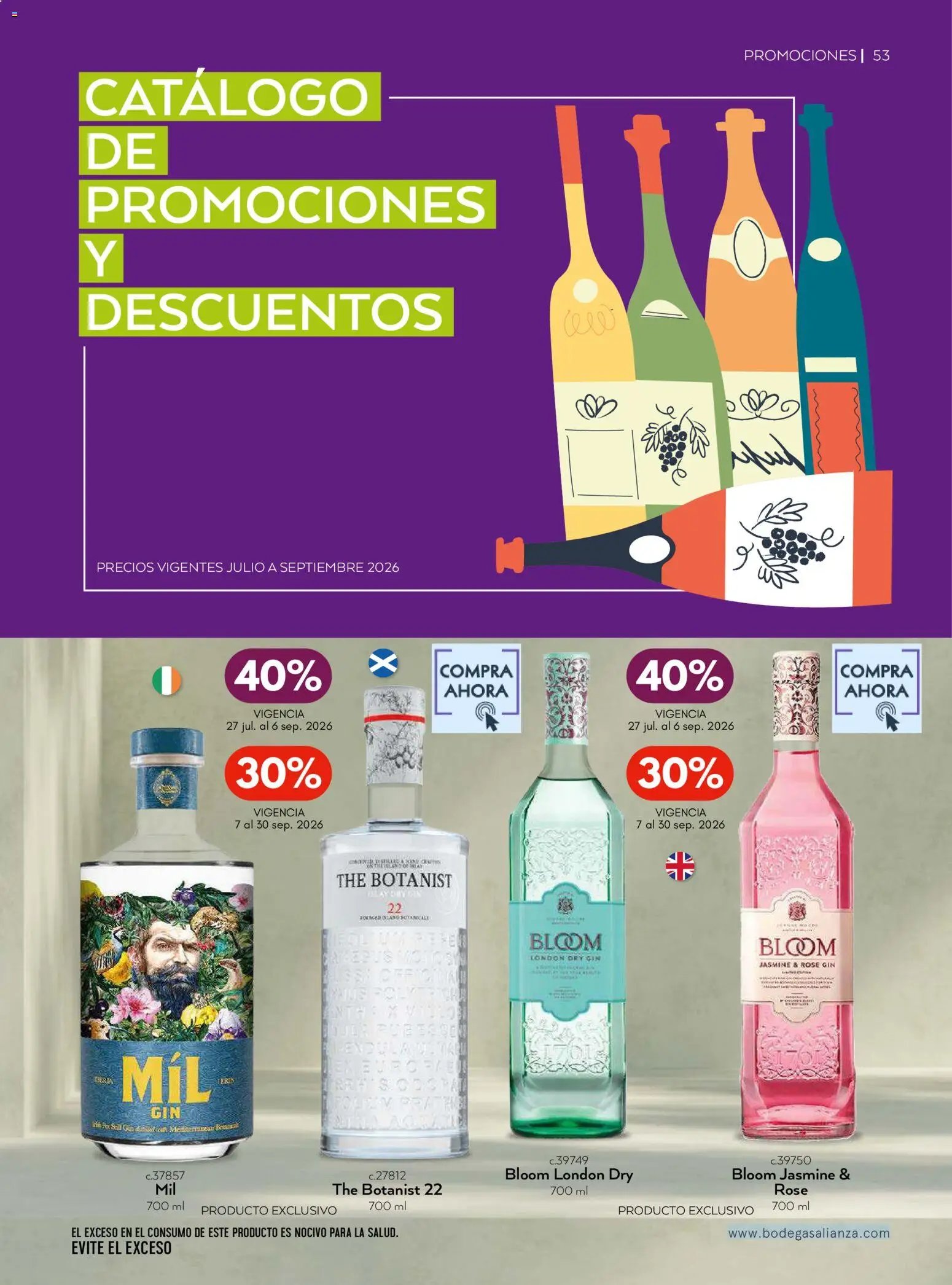 Bodegas Alianza oferta desde 01/07/2026 Bodegas Alianza catálogo
