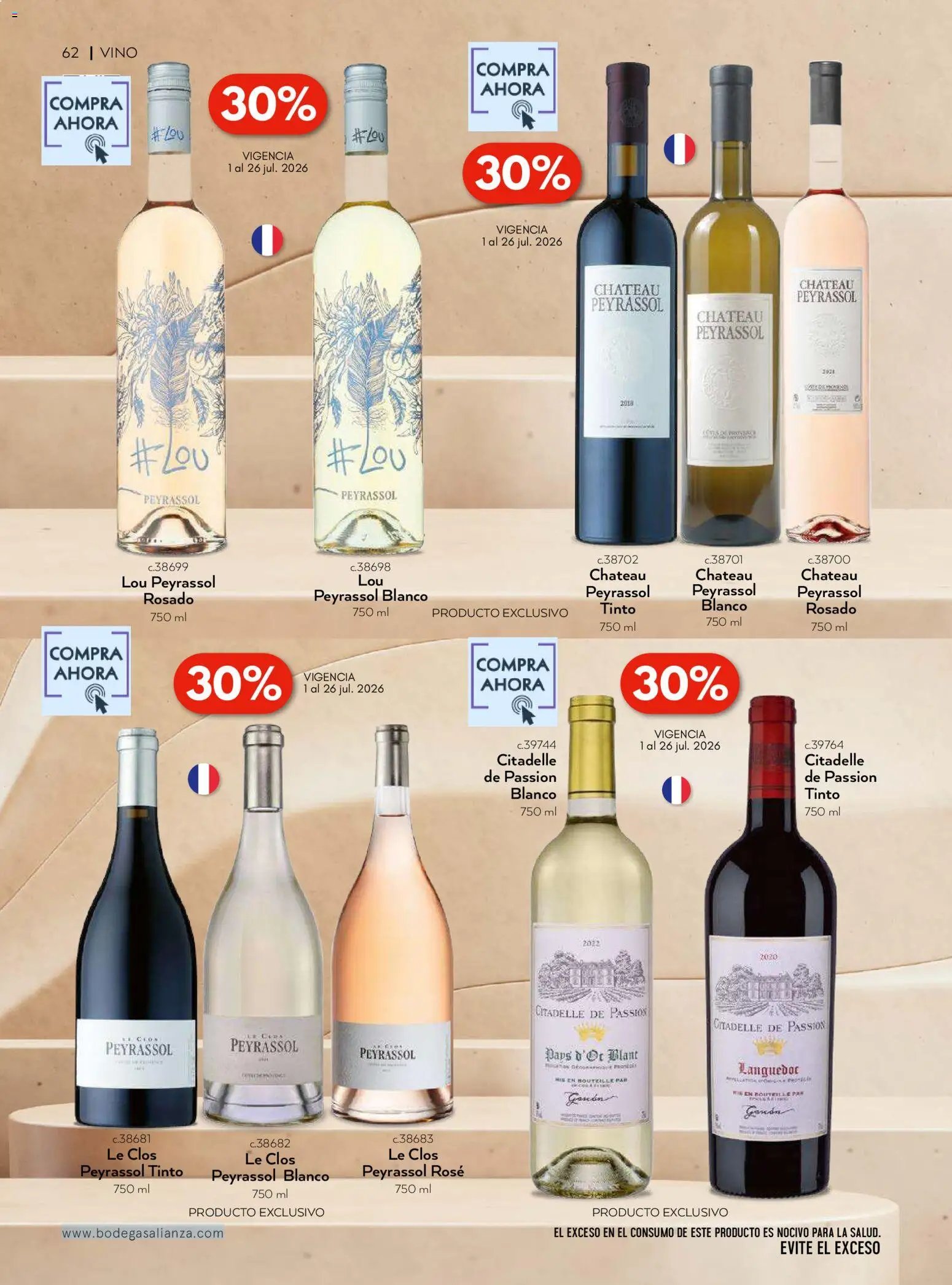 Bodegas Alianza oferta desde 01/07/2026 Bodegas Alianza catálogo