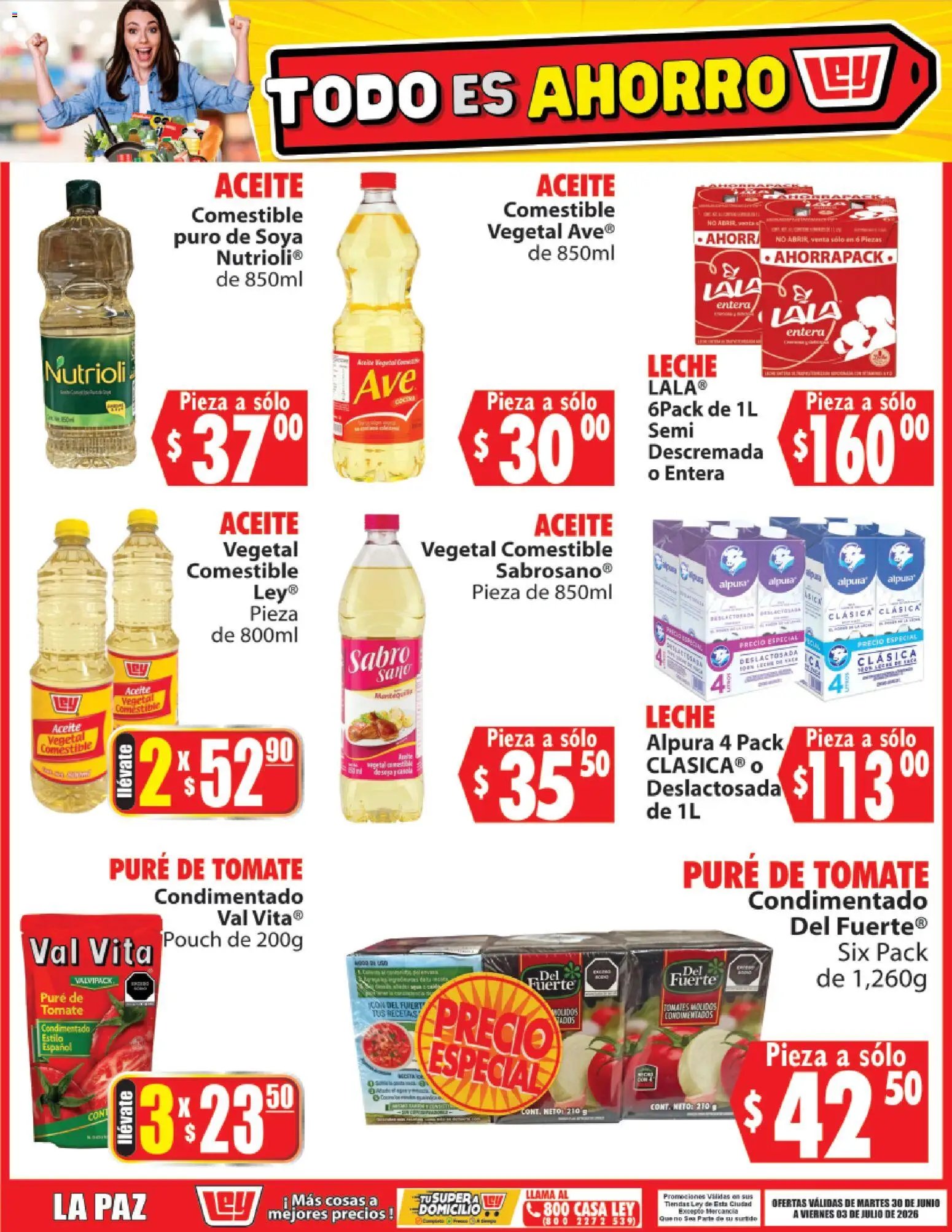 Casa Ley oferta desde 30/06/2026 Casa Ley folleto Todo es ahorro