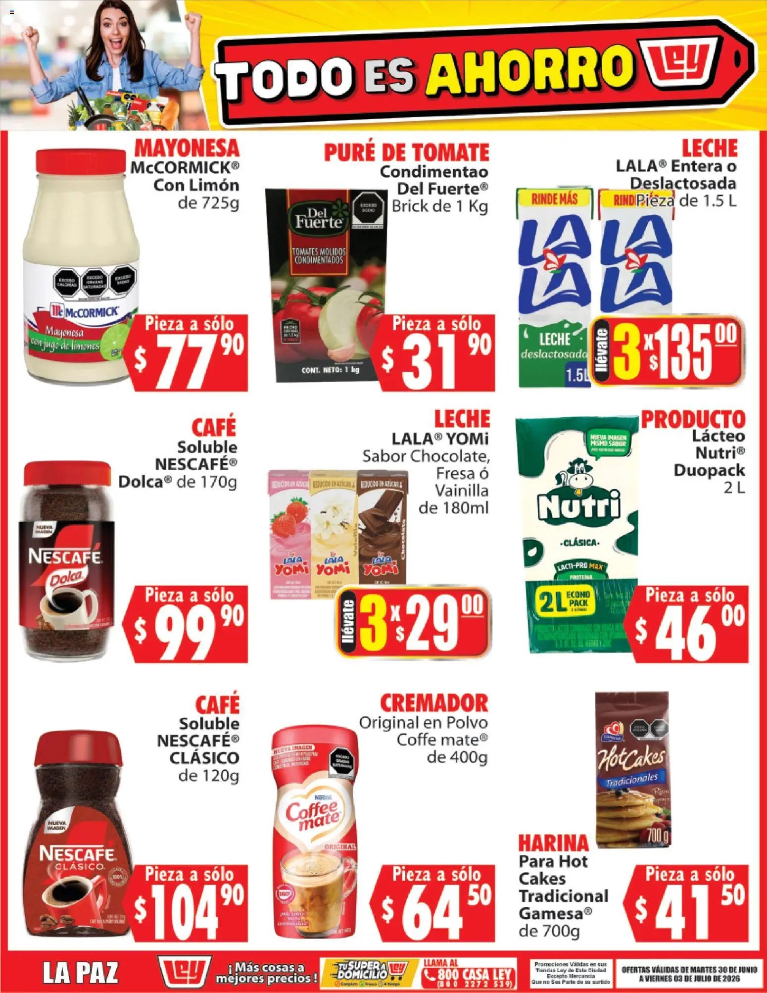 Casa Ley oferta desde 30/06/2026 Casa Ley folleto Todo es ahorro