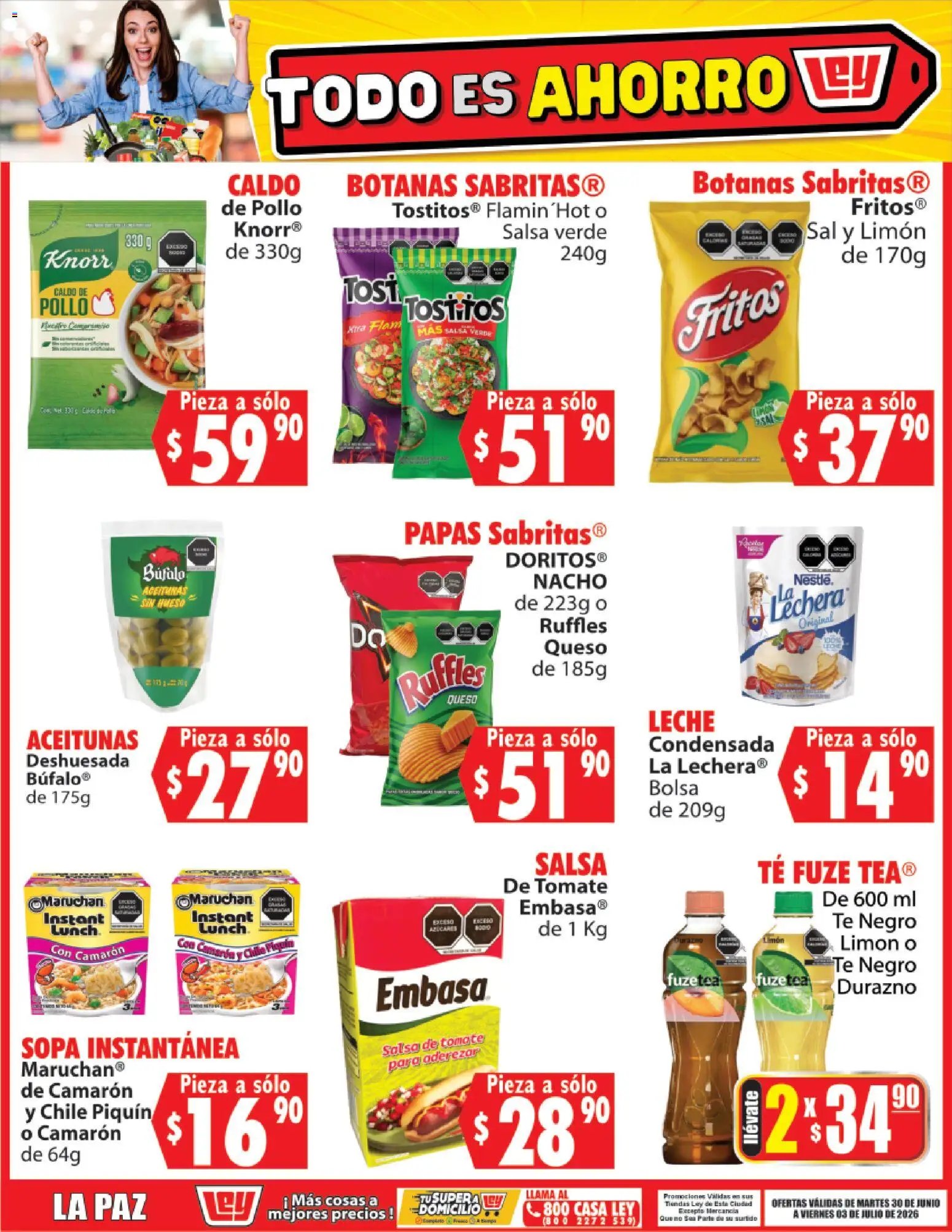 Casa Ley oferta desde 30/06/2026 Casa Ley folleto Todo es ahorro