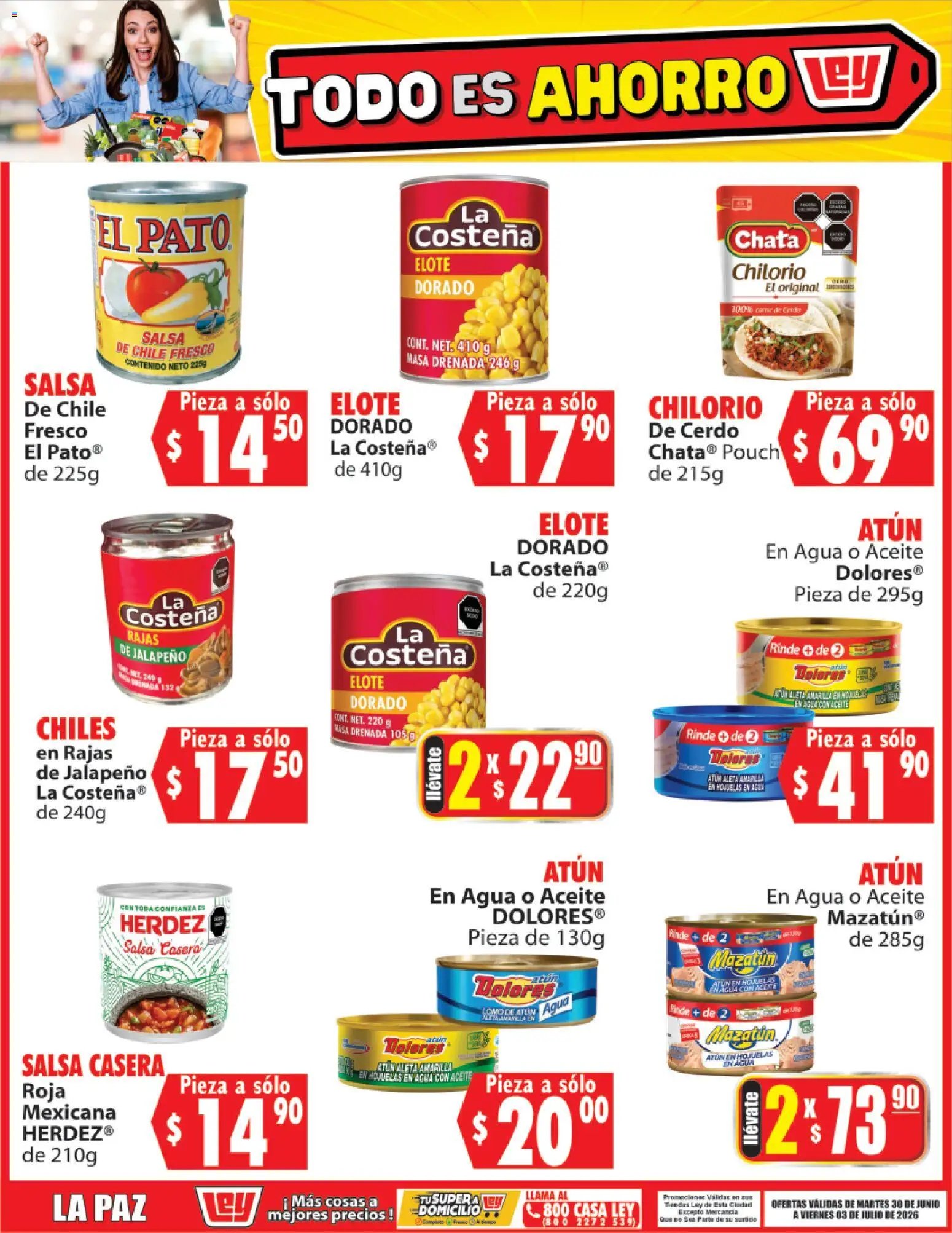 Casa Ley oferta desde 30/06/2026 Casa Ley folleto Todo es ahorro