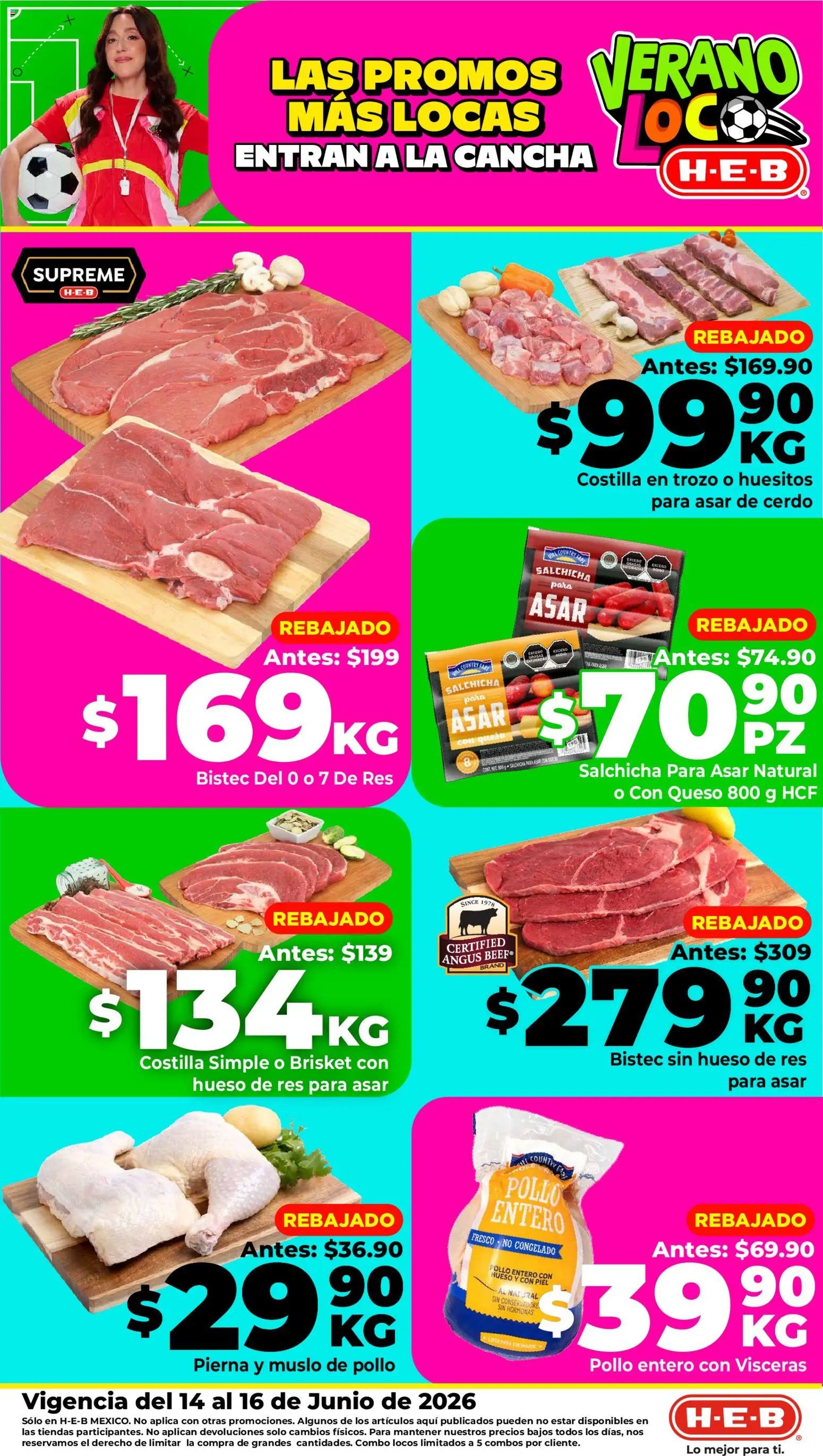H-E-B oferta desde 14/07/2026 H-E-B folleto Las promos más locas
