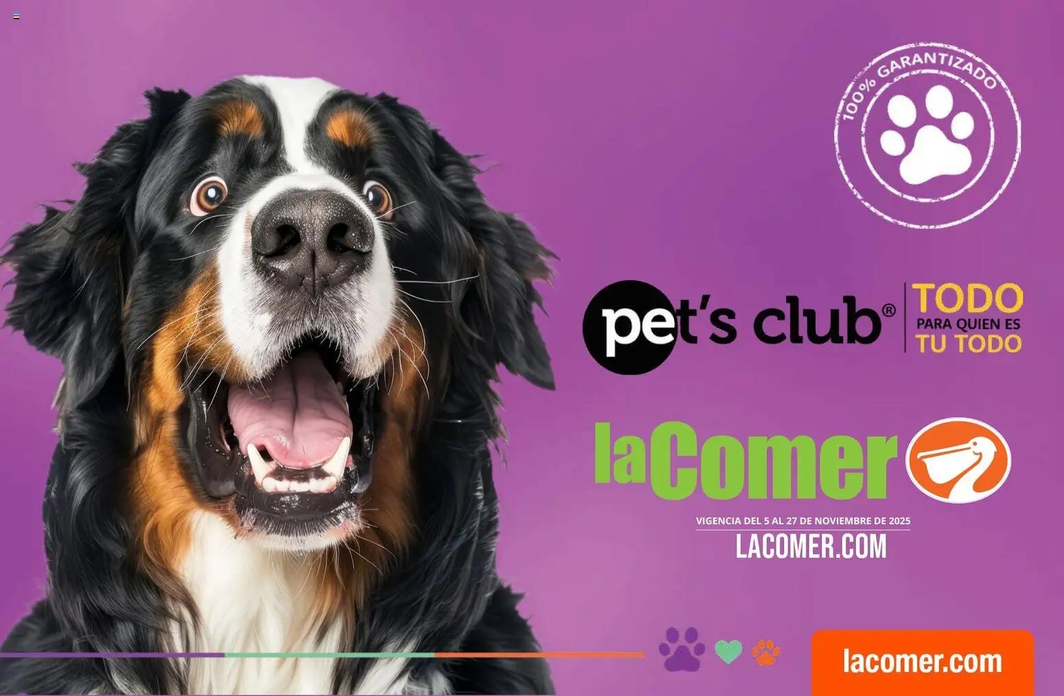 La Comer oferta desde 05/11/2025 Folleto Pet's Club (2025-11-05 - 2025-11-27)