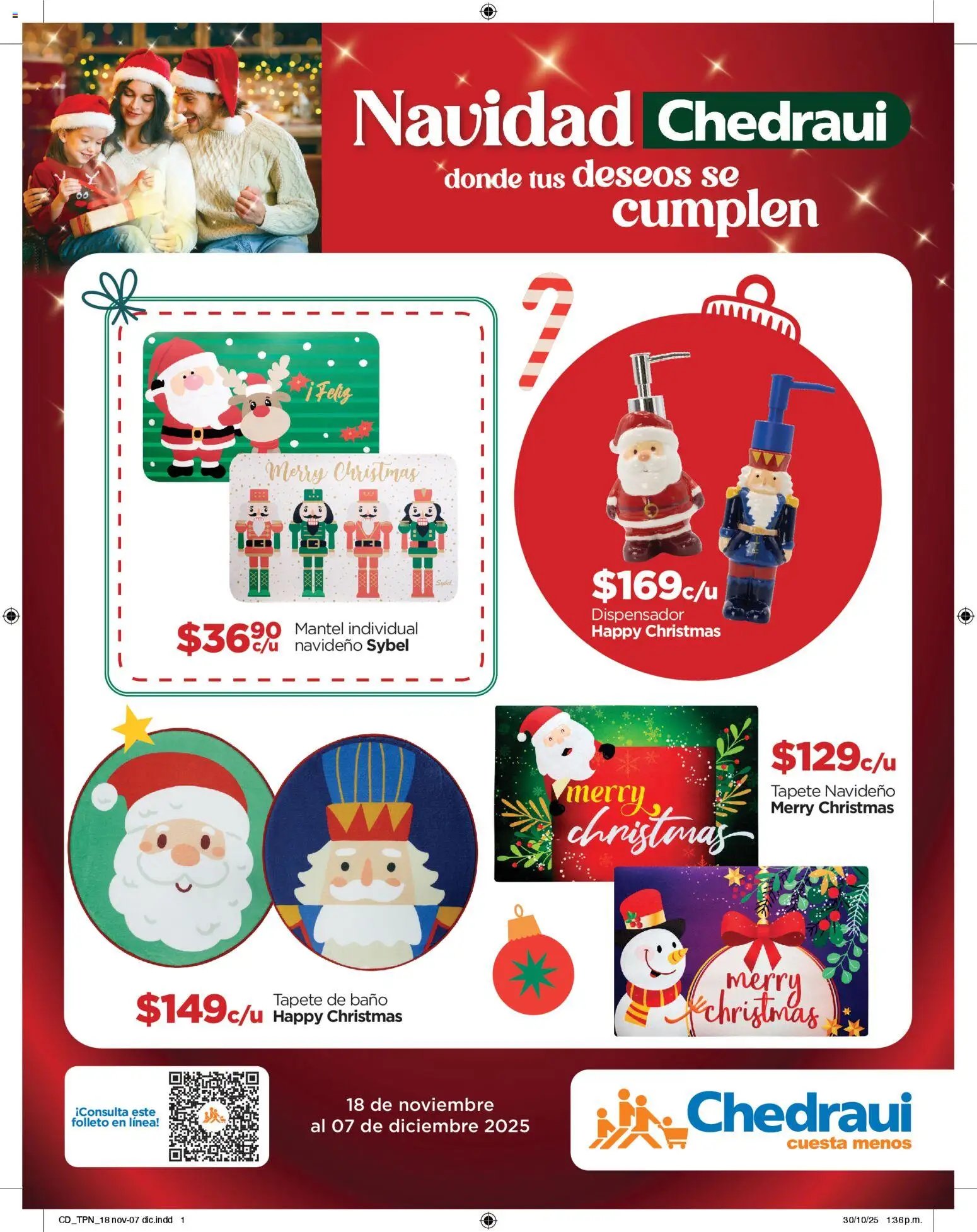 Chedraui oferta desde 18/11/2025 Folleto Navidad (2025-11-18 - 2025-12-07)
