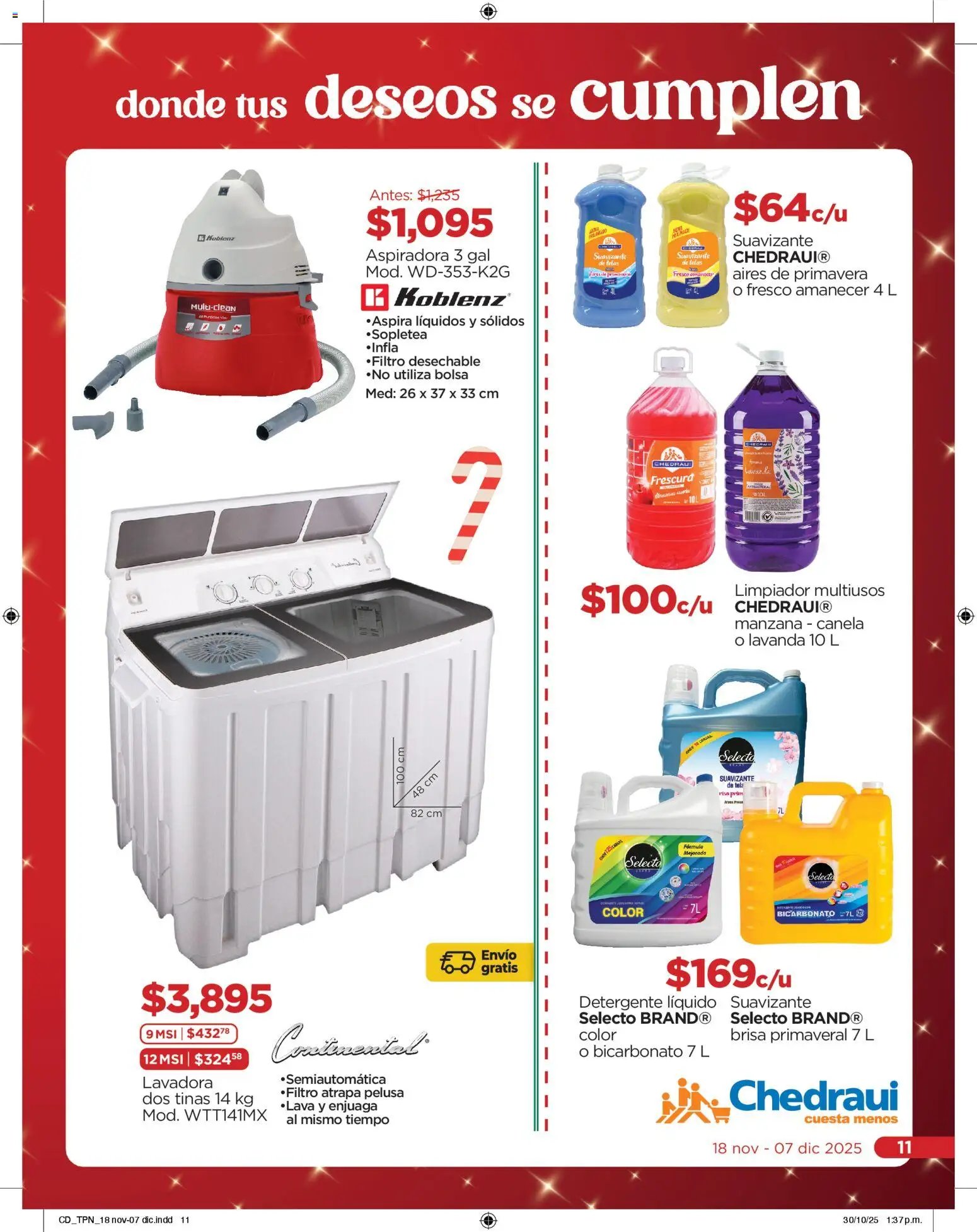 Chedraui oferta desde 18/11/2025 Folleto Navidad (2025-11-18 - 2025-12-07)