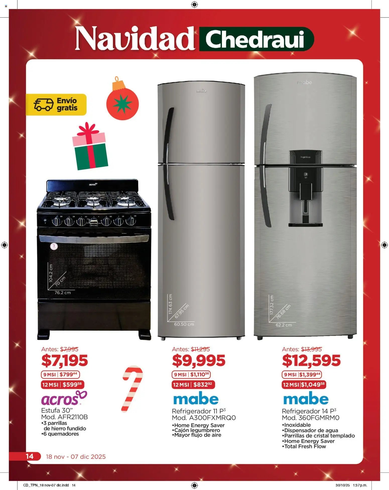 Chedraui oferta desde 18/11/2025 Folleto Navidad (2025-11-18 - 2025-12-07)