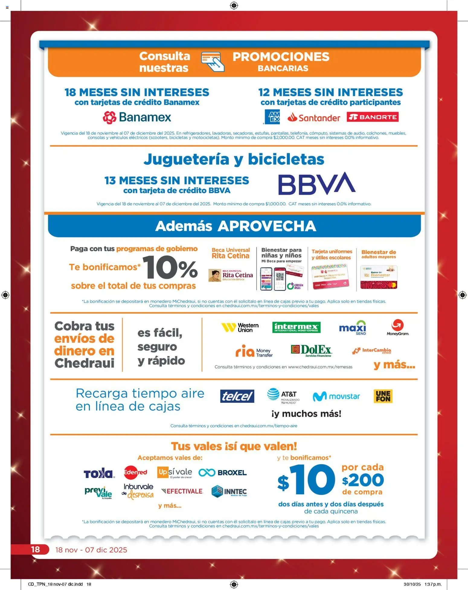 Chedraui oferta desde 18/11/2025 Folleto Navidad (2025-11-18 - 2025-12-07)