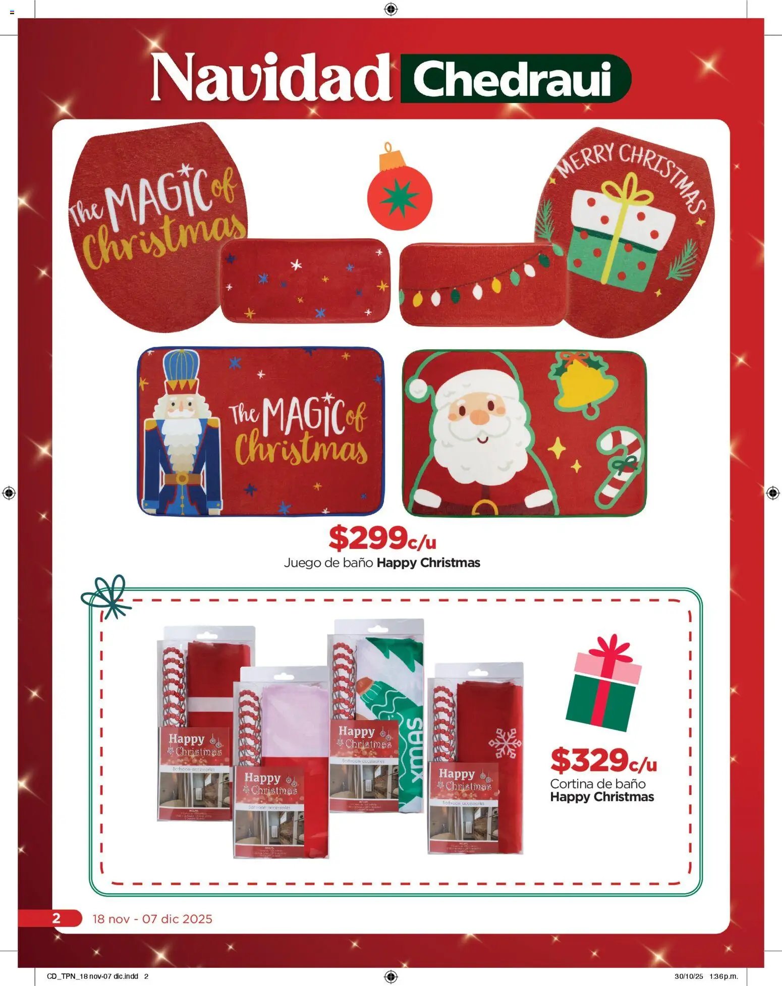 Chedraui oferta desde 18/11/2025 Folleto Navidad (2025-11-18 - 2025-12-07)