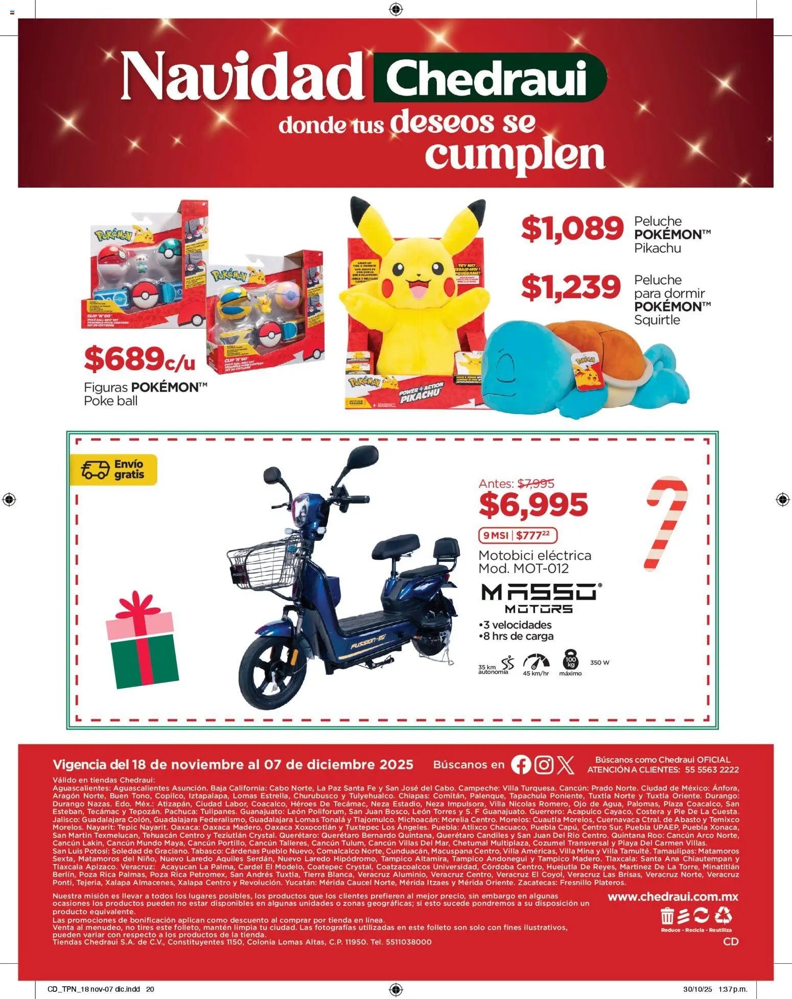 Chedraui oferta desde 18/11/2025 Folleto Navidad (2025-11-18 - 2025-12-07)