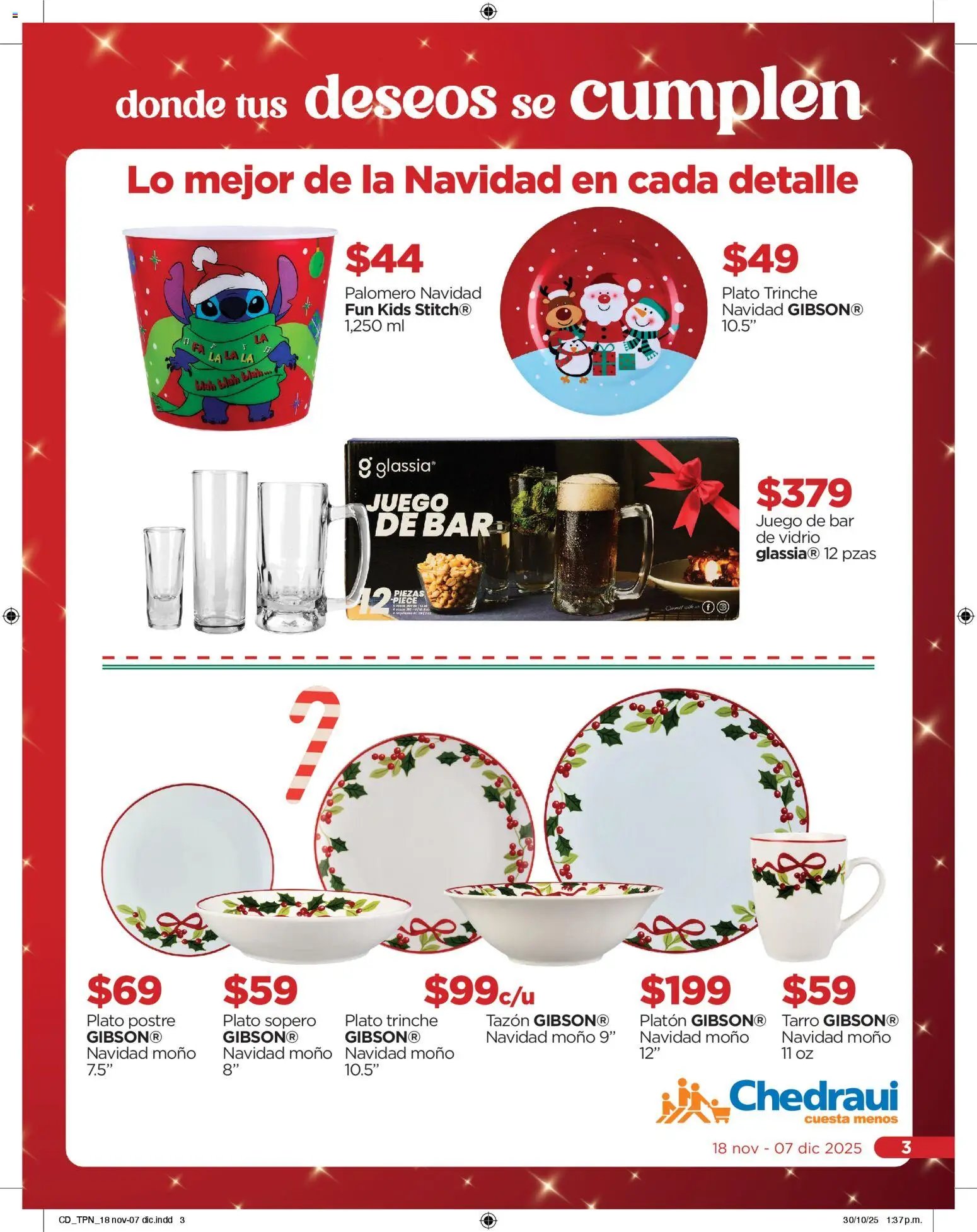 Chedraui oferta desde 18/11/2025 Folleto Navidad (2025-11-18 - 2025-12-07)