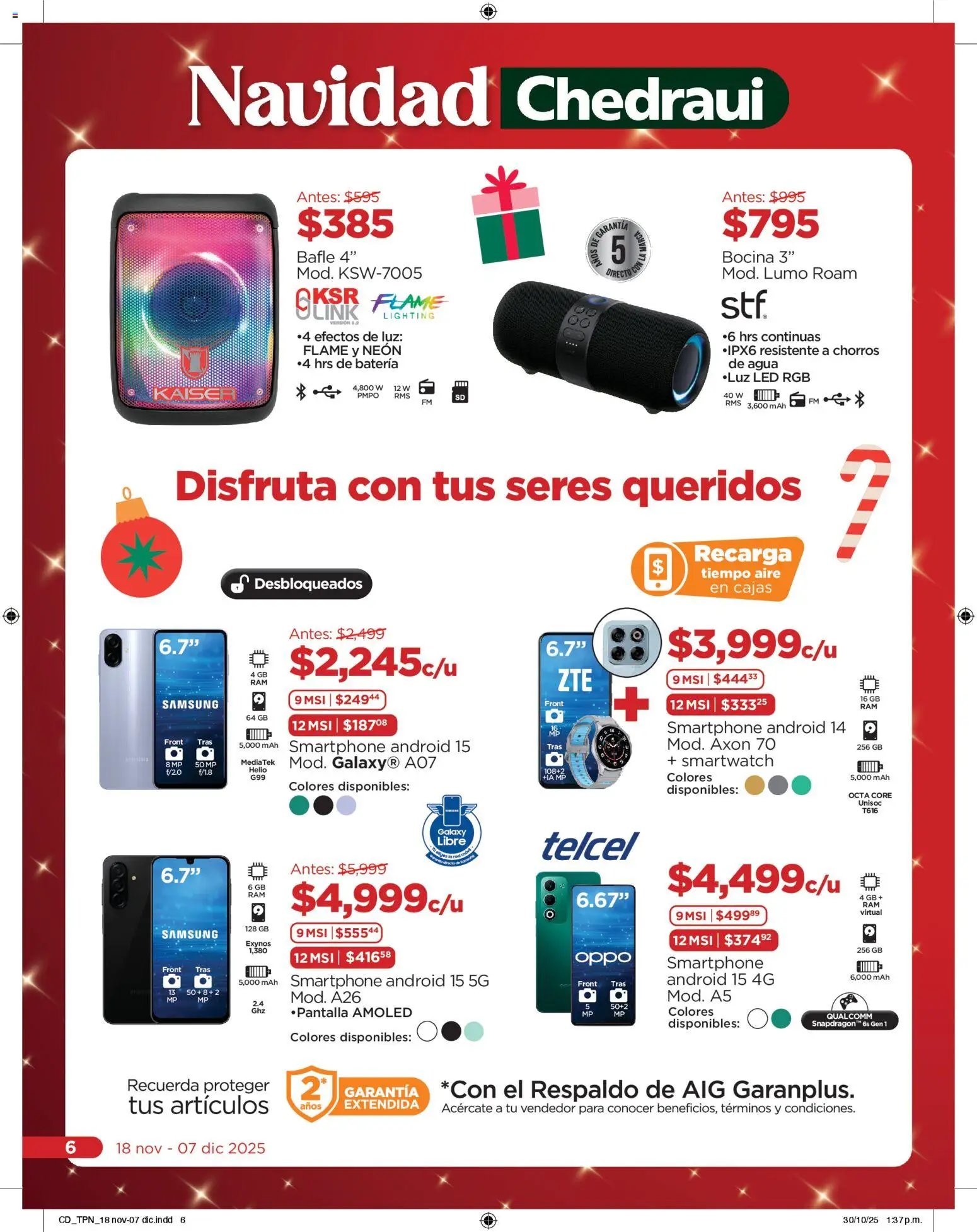 Chedraui oferta desde 18/11/2025 Folleto Navidad (2025-11-18 - 2025-12-07)