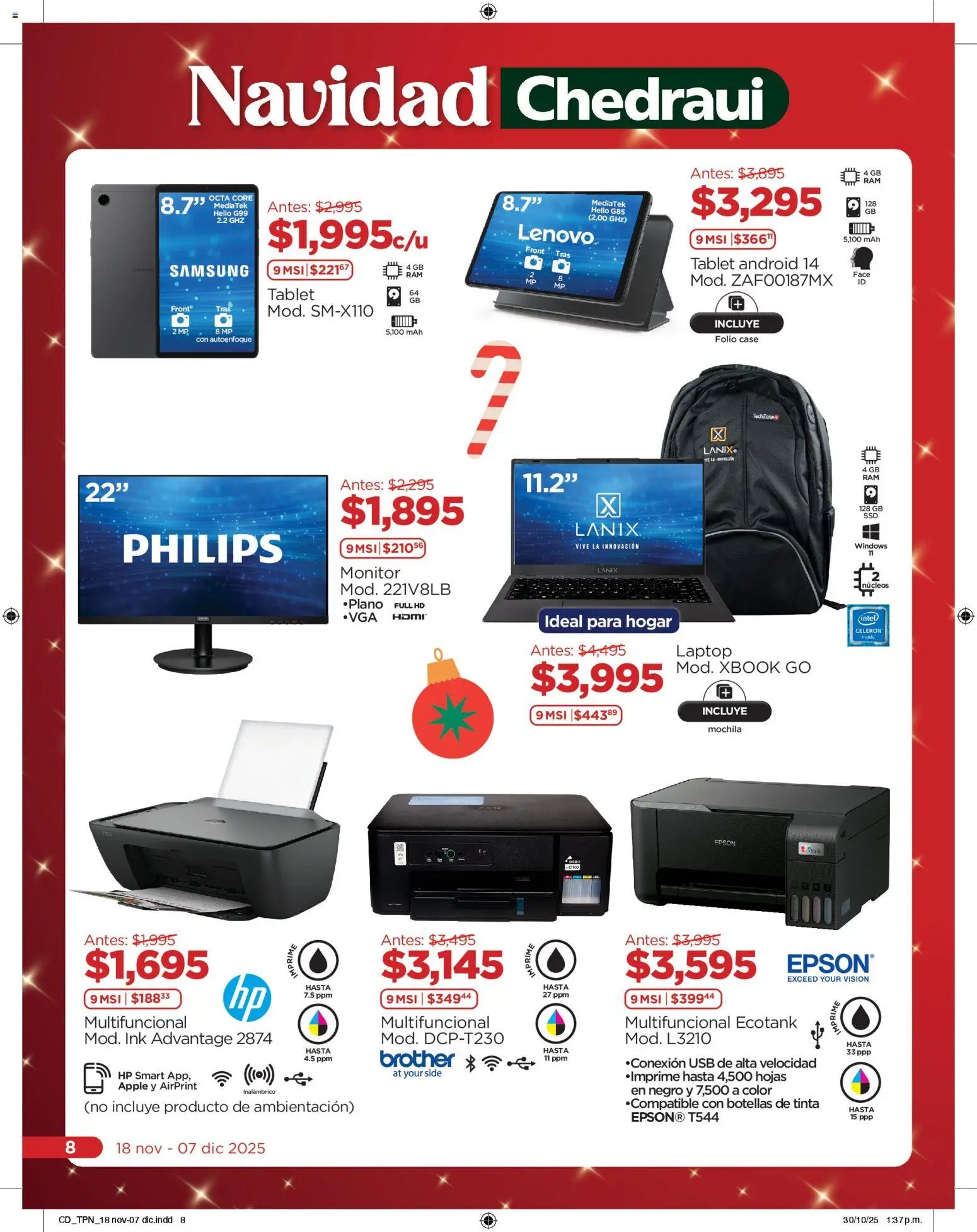 Chedraui oferta desde 18/11/2025 Folleto Navidad (2025-11-18 - 2025-12-07)