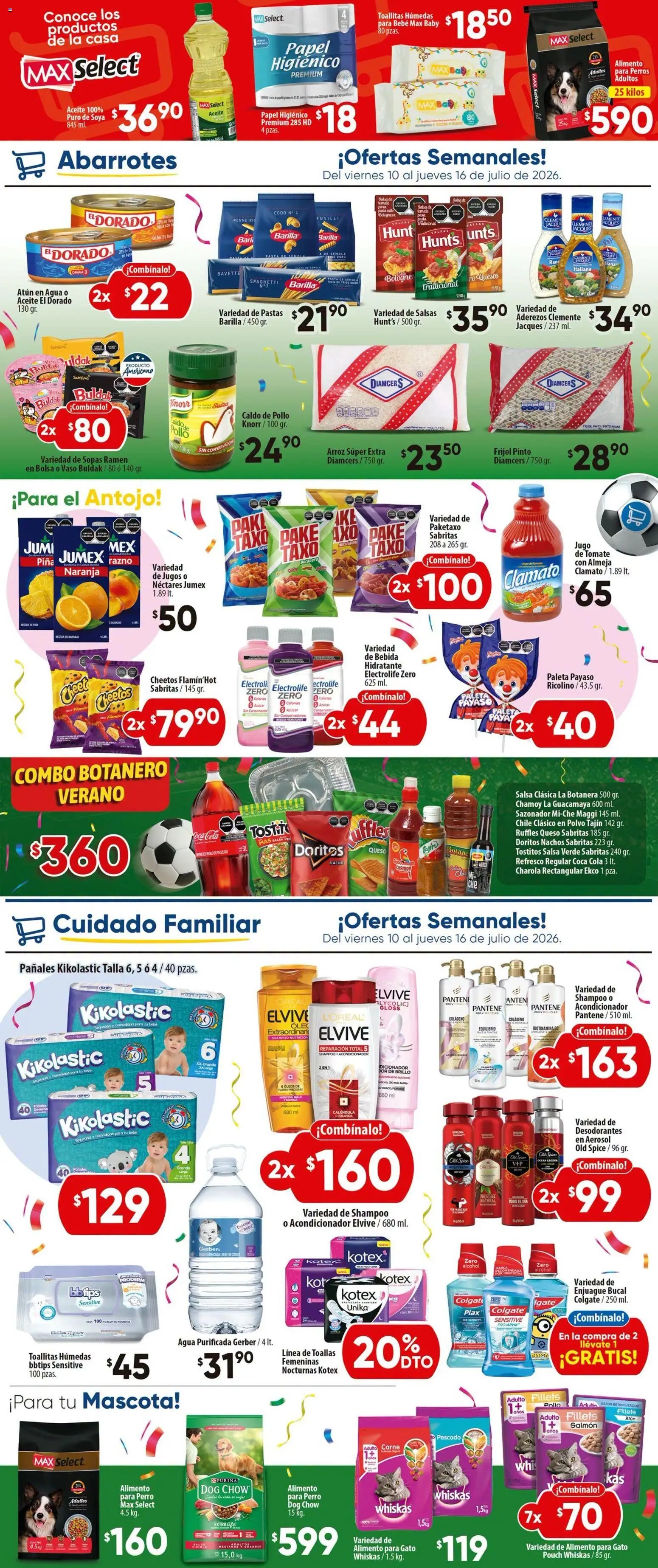 Calimax oferta desde 10/07/2026 Calimax folleto Mexicali y SLRC