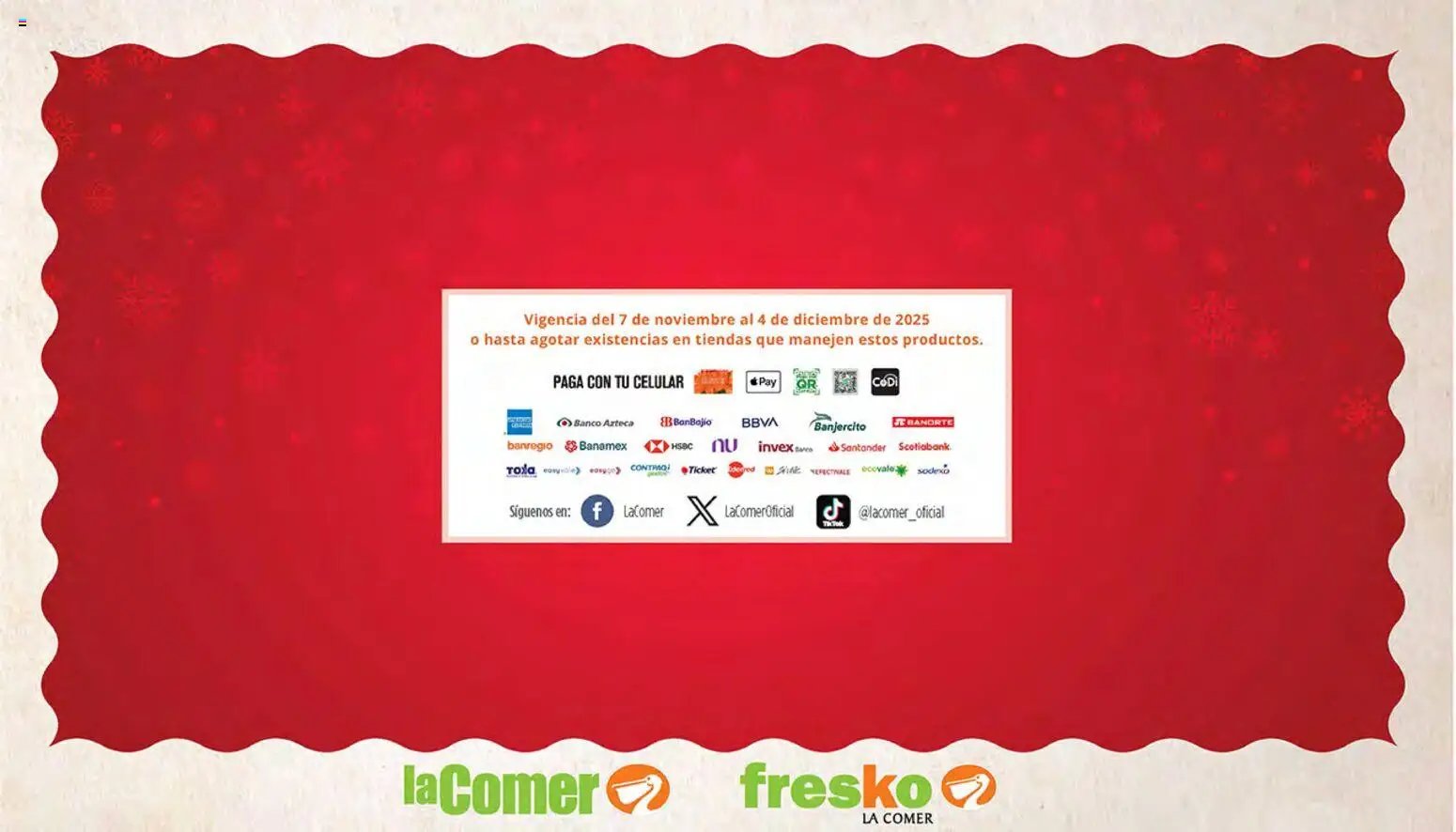 La Comer oferta desde 07/11/2025 Folleto (2025-11-07 - 2025-12-04)