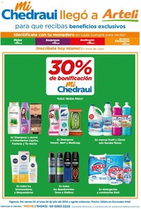 Arteli oferta desde 03/07/2026 Arteli folleto Mi Chedraui
