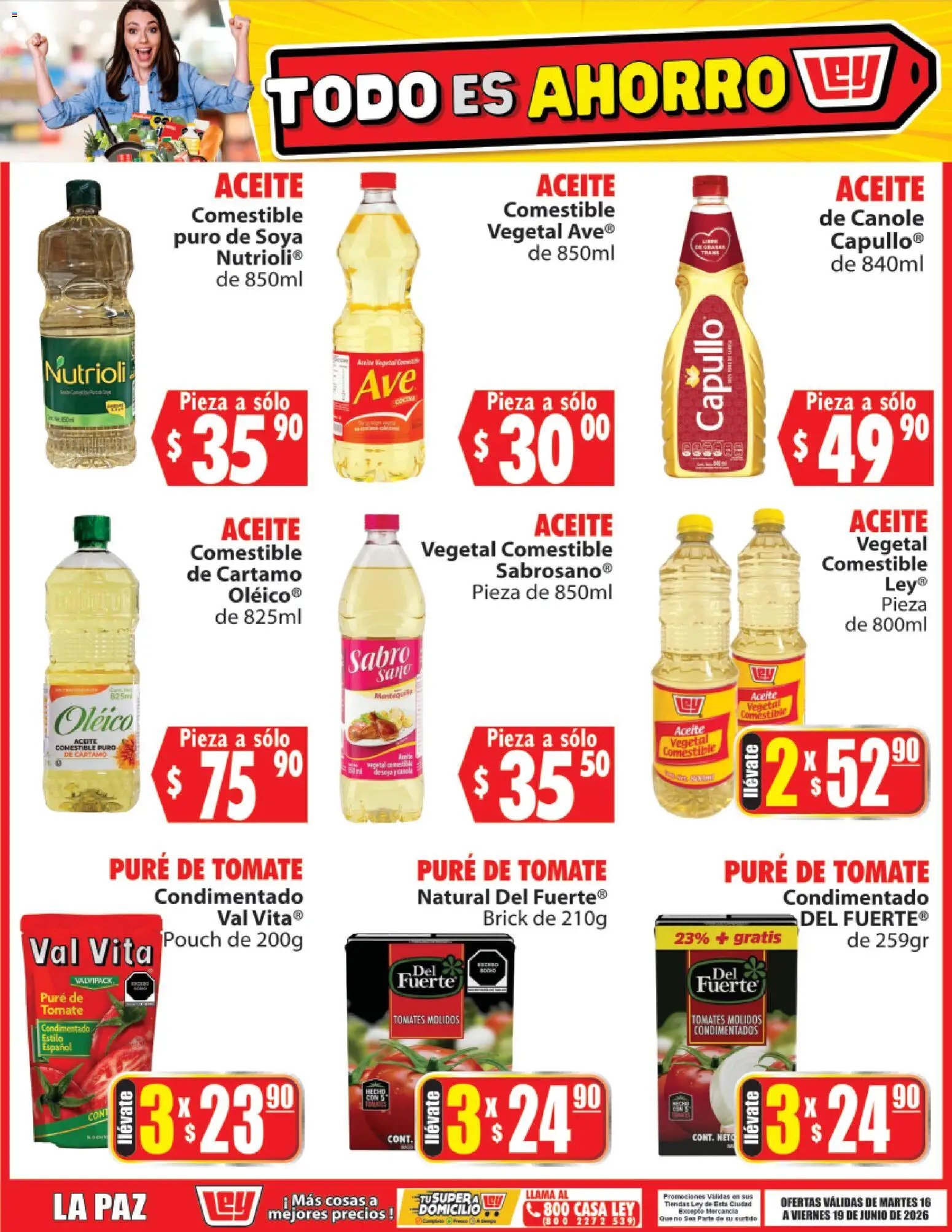 Casa Ley oferta desde 16/06/2026 Casa Ley folleto Todo es ahorro