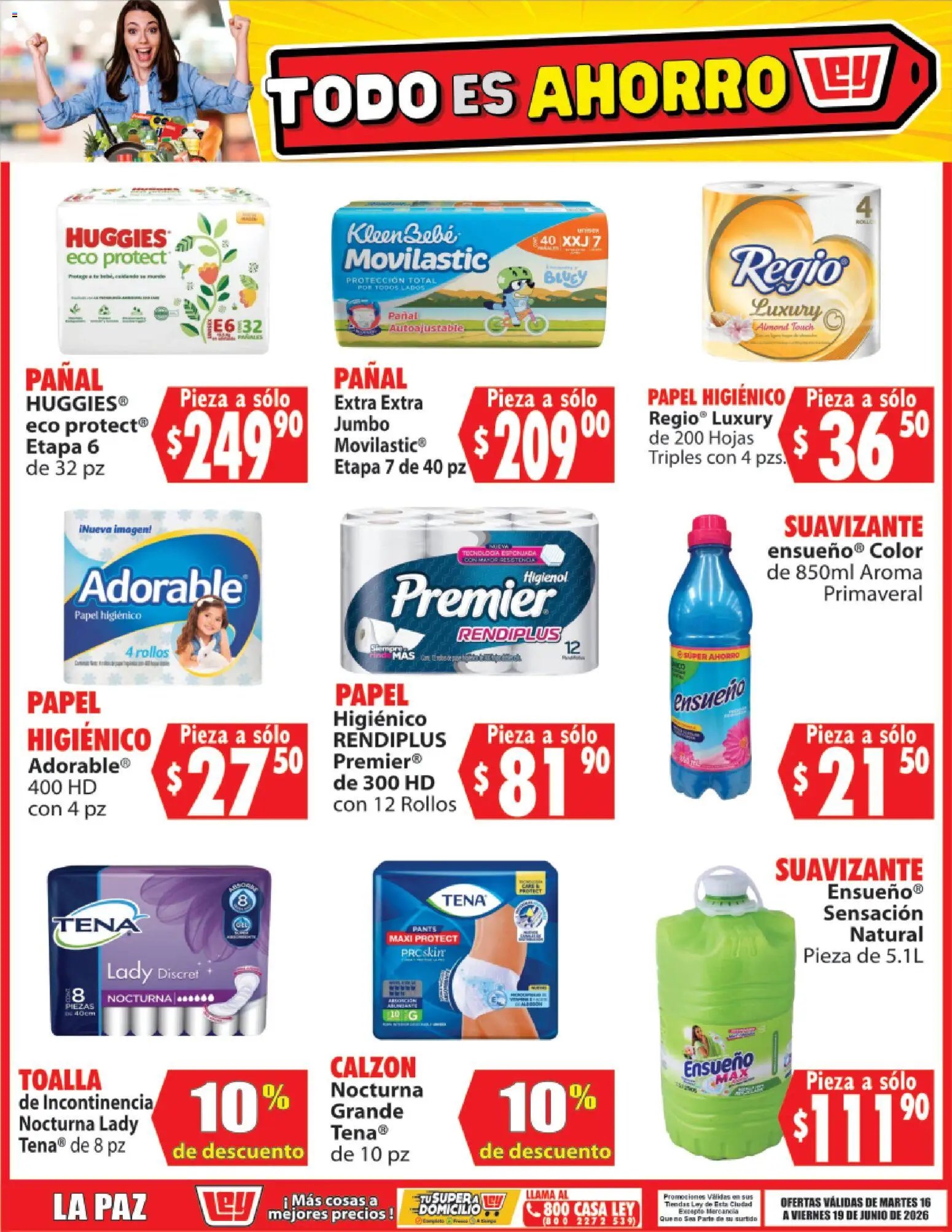 Casa Ley oferta desde 16/06/2026 Casa Ley folleto Todo es ahorro