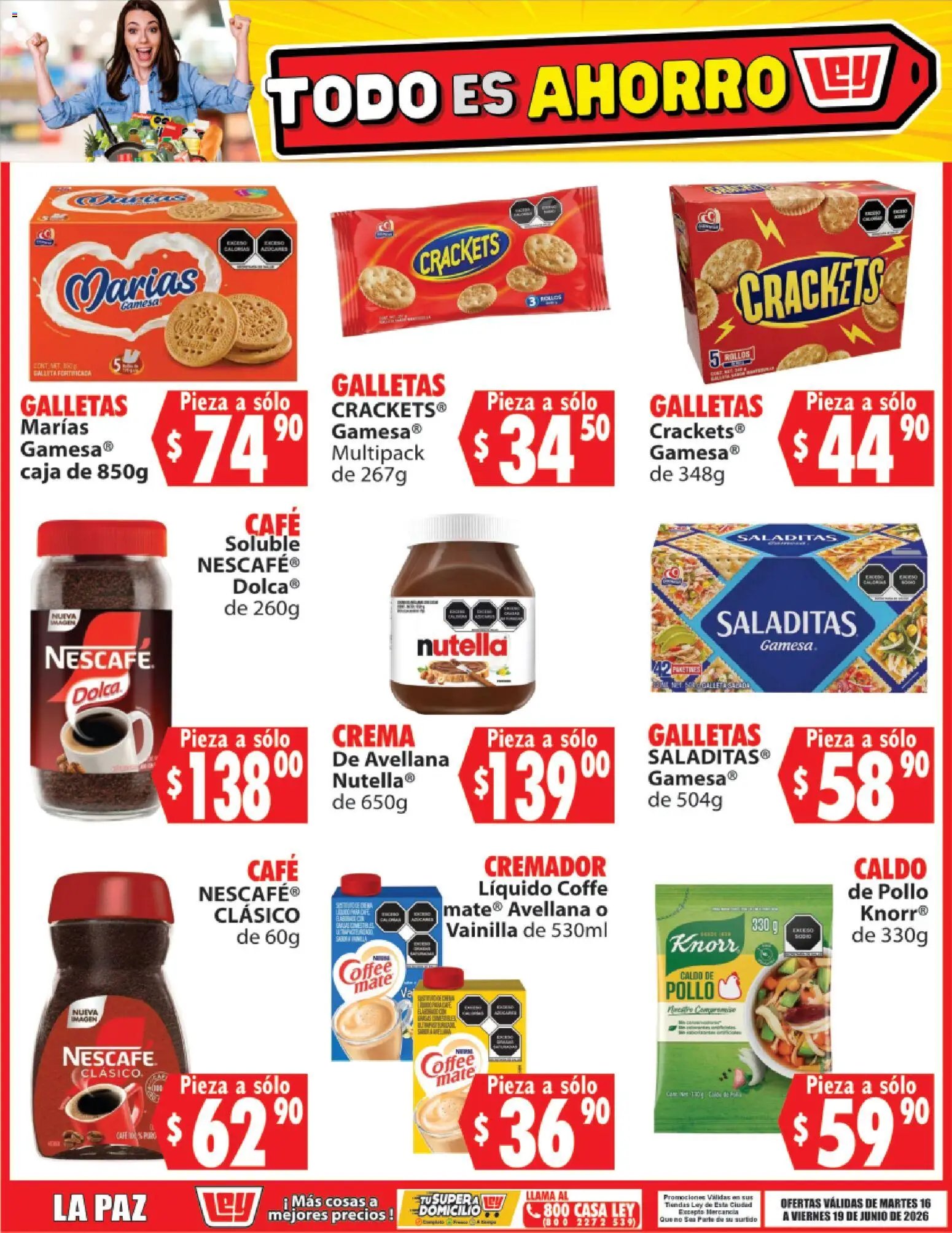 Casa Ley oferta desde 16/06/2026 Casa Ley folleto Todo es ahorro