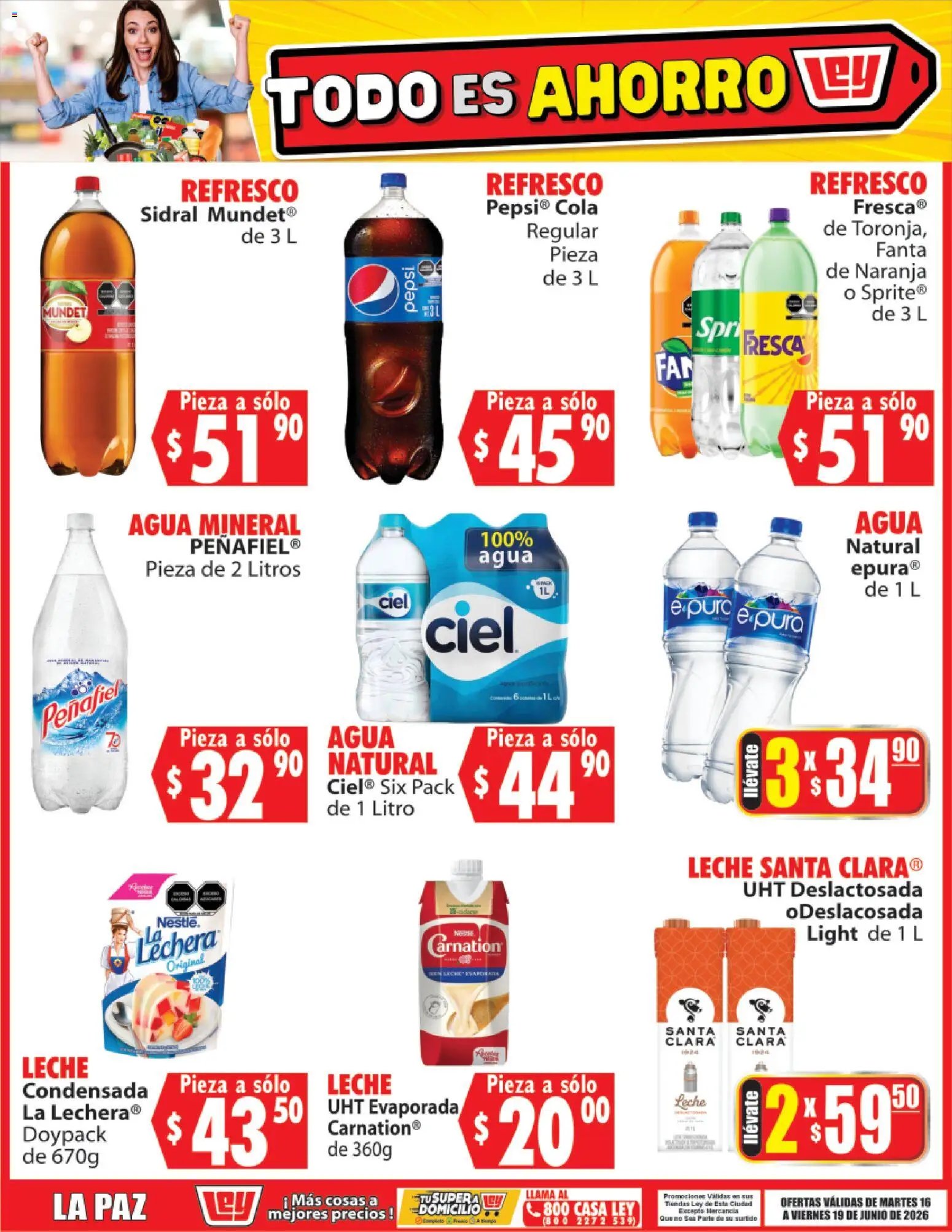 Casa Ley oferta desde 16/06/2026 Casa Ley folleto Todo es ahorro