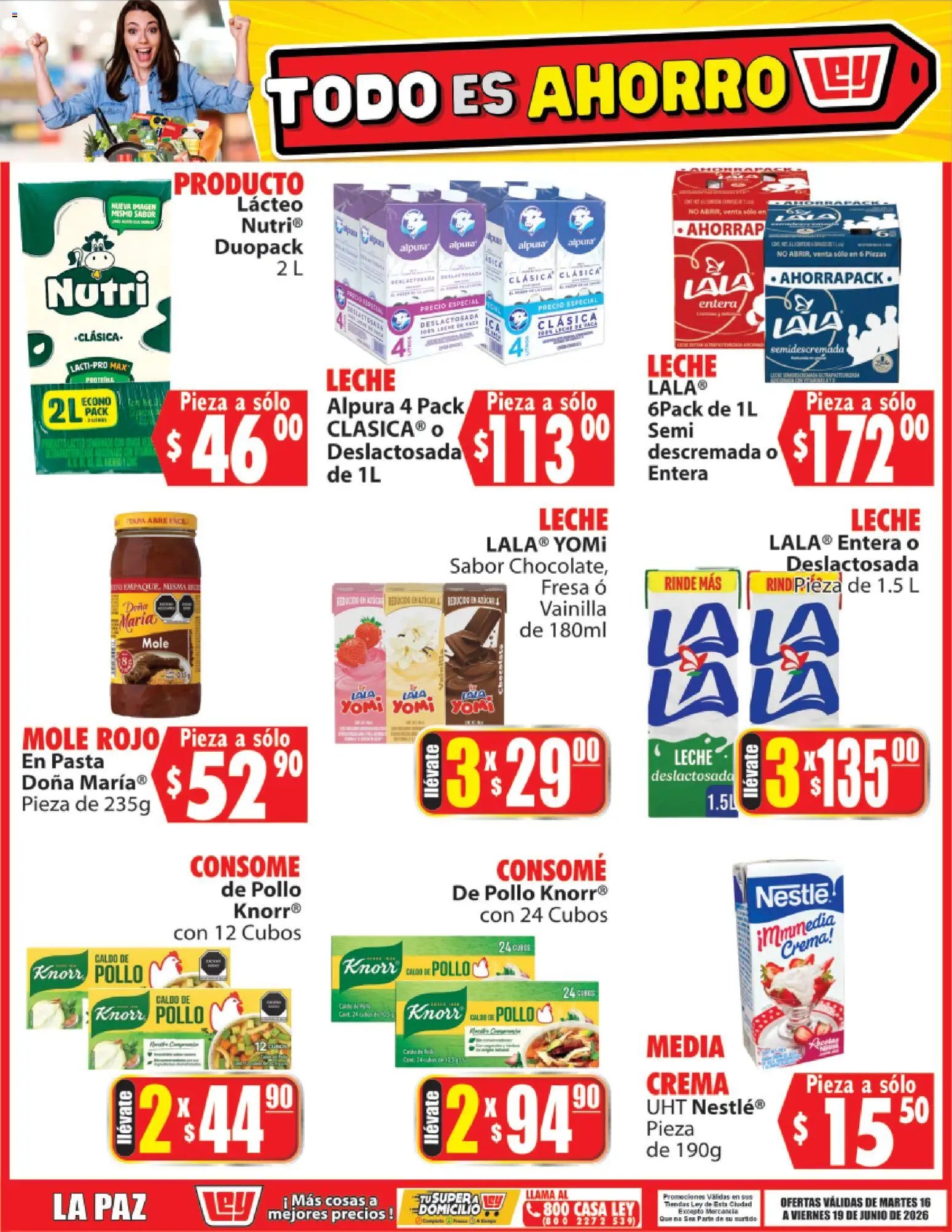 Casa Ley oferta desde 16/06/2026 Casa Ley folleto Todo es ahorro