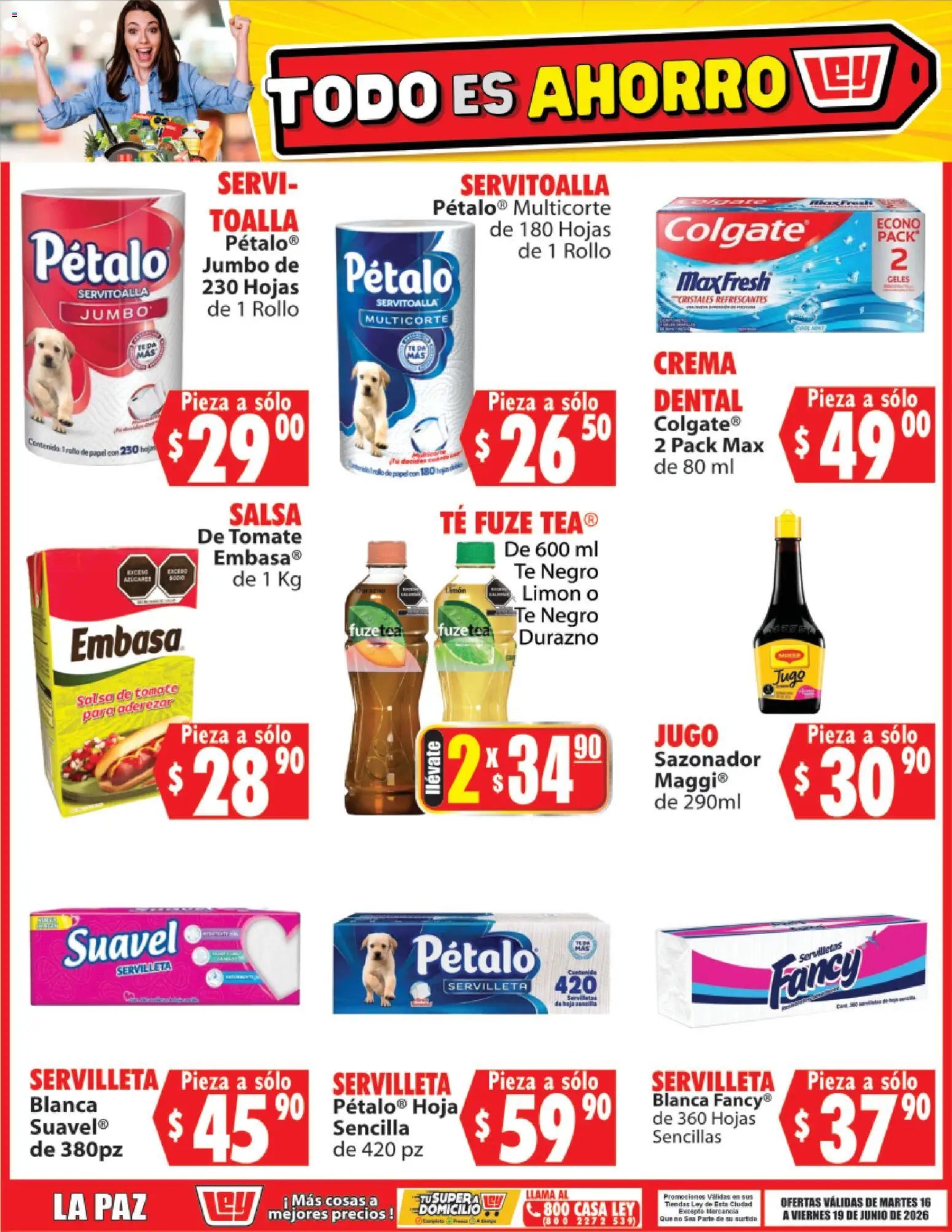 Casa Ley oferta desde 16/06/2026 Casa Ley folleto Todo es ahorro