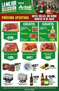 Arteli oferta desde 10/07/2026 Arteli folleto Carne Valles