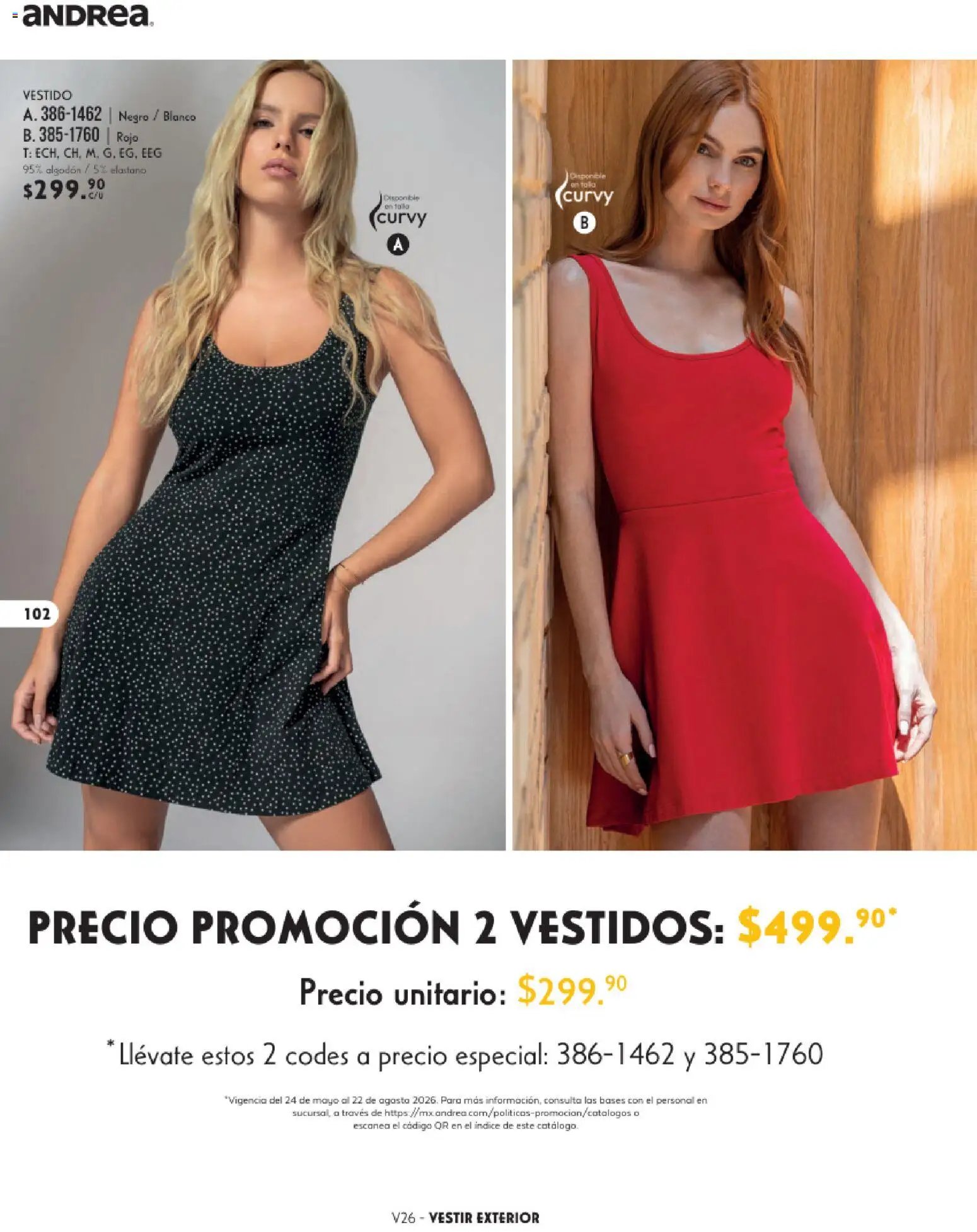 Andrea oferta desde 24/05/2026 Andrea catálogo Vestir