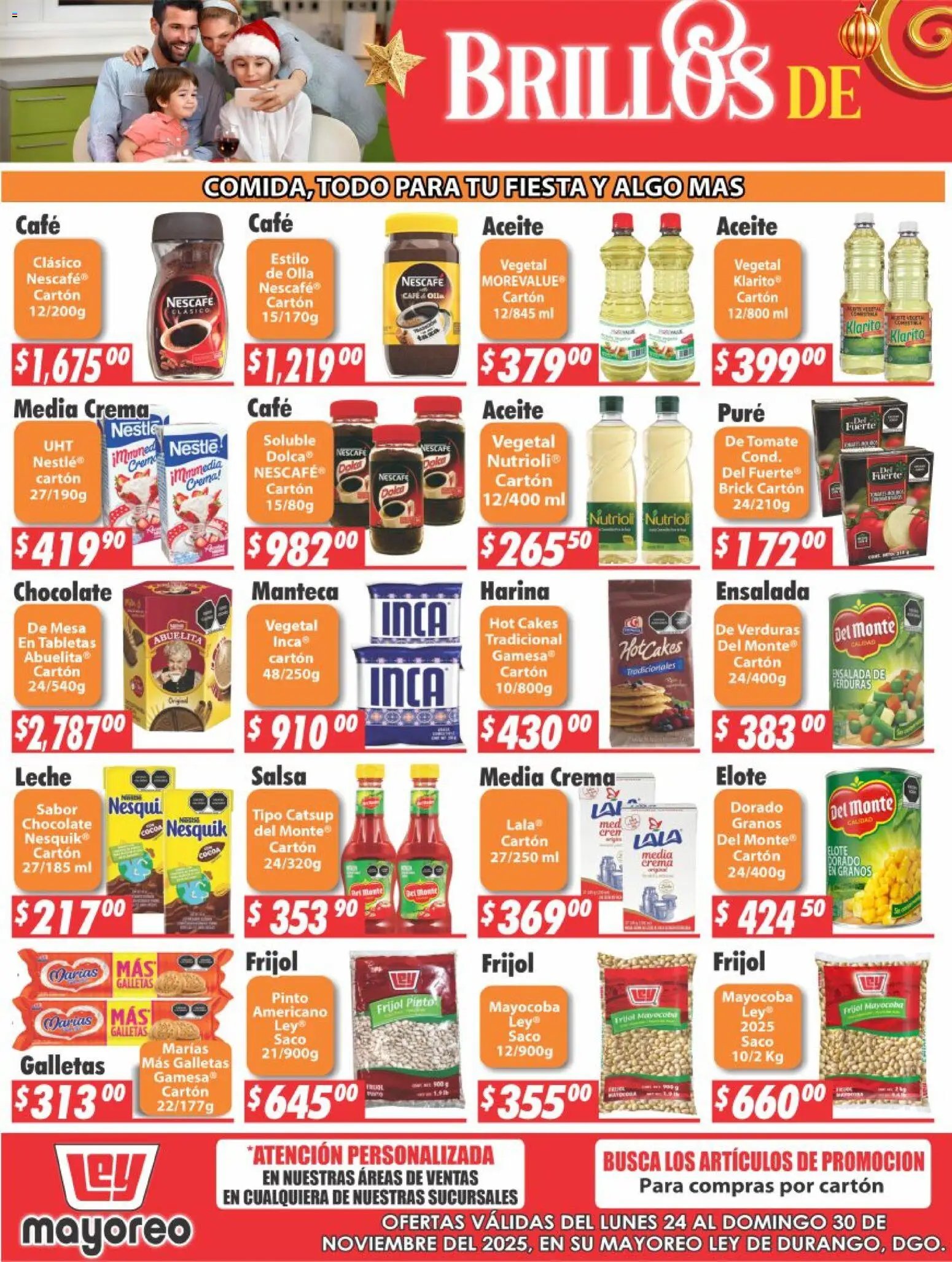 Casa Ley oferta desde 24/11/2025 Folleto Mayoreo (2025-11-24 - 2025-11-30)