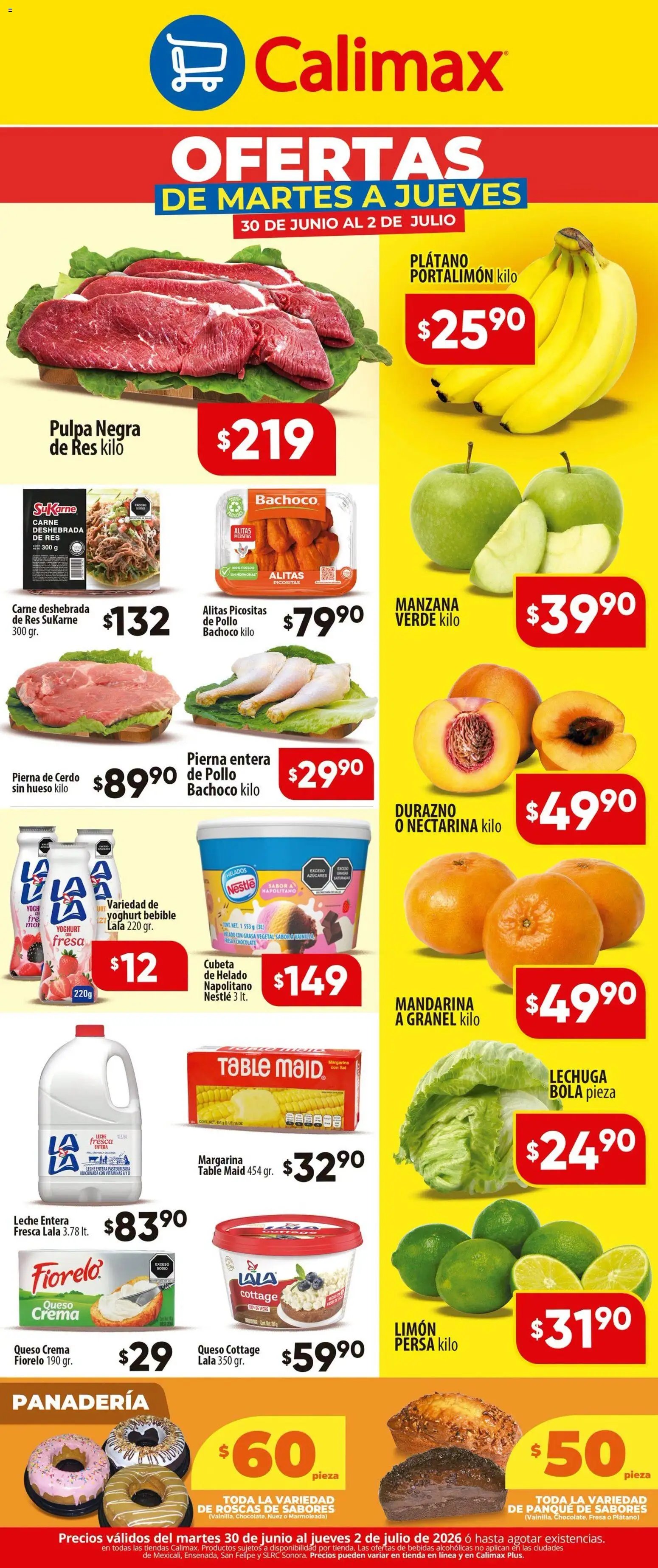 Calimax oferta desde 30/06/2026 Calimax folleto