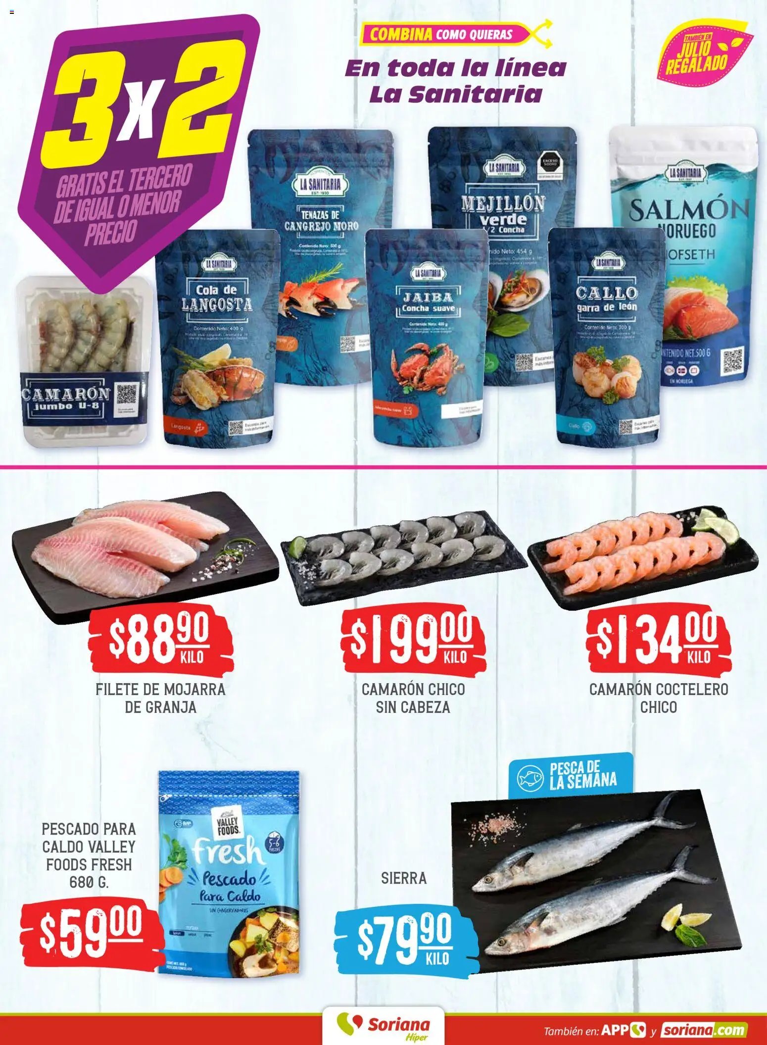 Soriana oferta desde 16/06/2026 Soriana Martes y Miércoles del Campo Híper: Tamaulipas (excepto Cd. Victoria y Tampico)