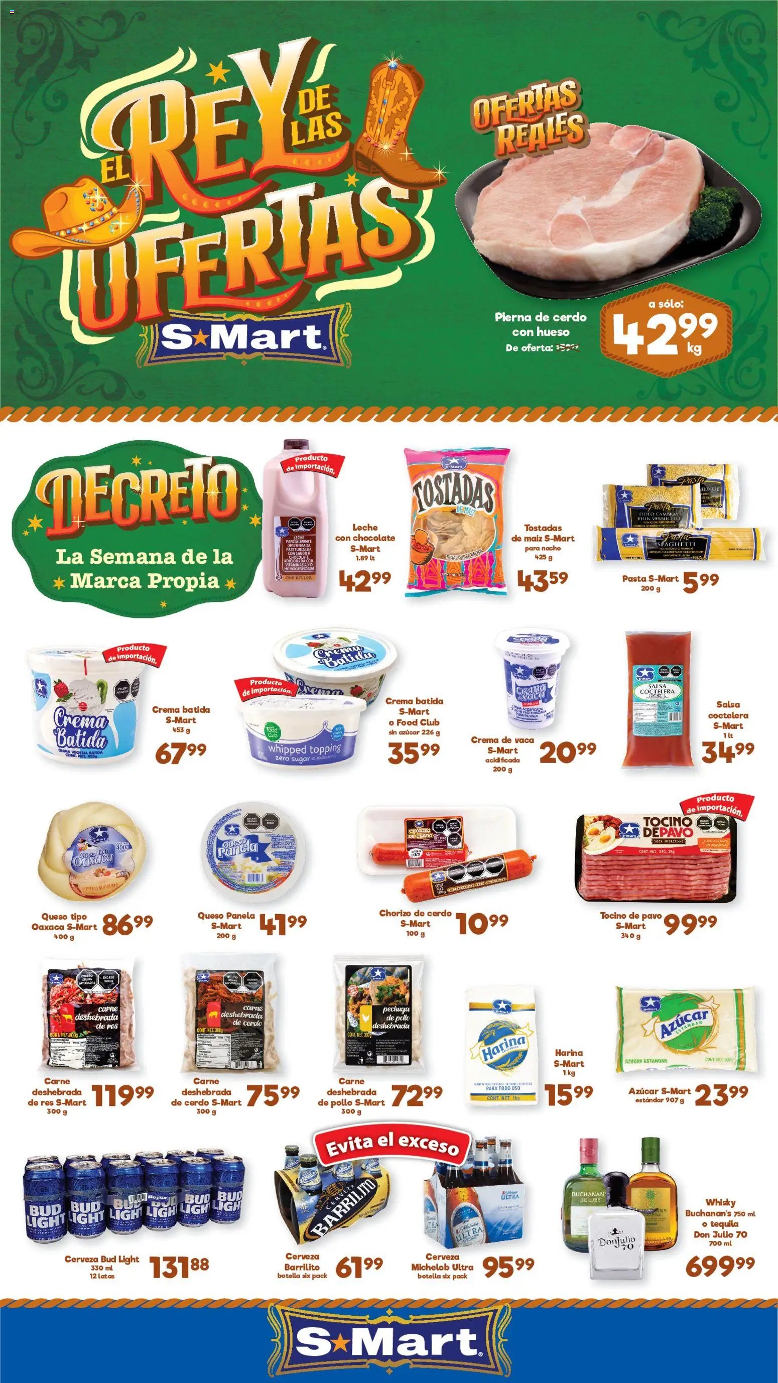 S-Mart oferta desde 23/06/2026 S-Mart folleto Ofertas de feria Juárez