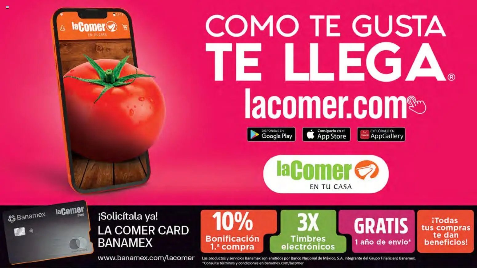 La Comer oferta desde 08/04/2026 La Comer folleto Patrocinador oficial del jugador No.12 (2026-04-08 - 2026-05-07)