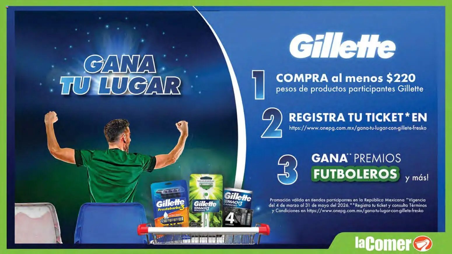 La Comer oferta desde 08/04/2026 La Comer folleto Patrocinador oficial del jugador No.12 (2026-04-08 - 2026-05-07)