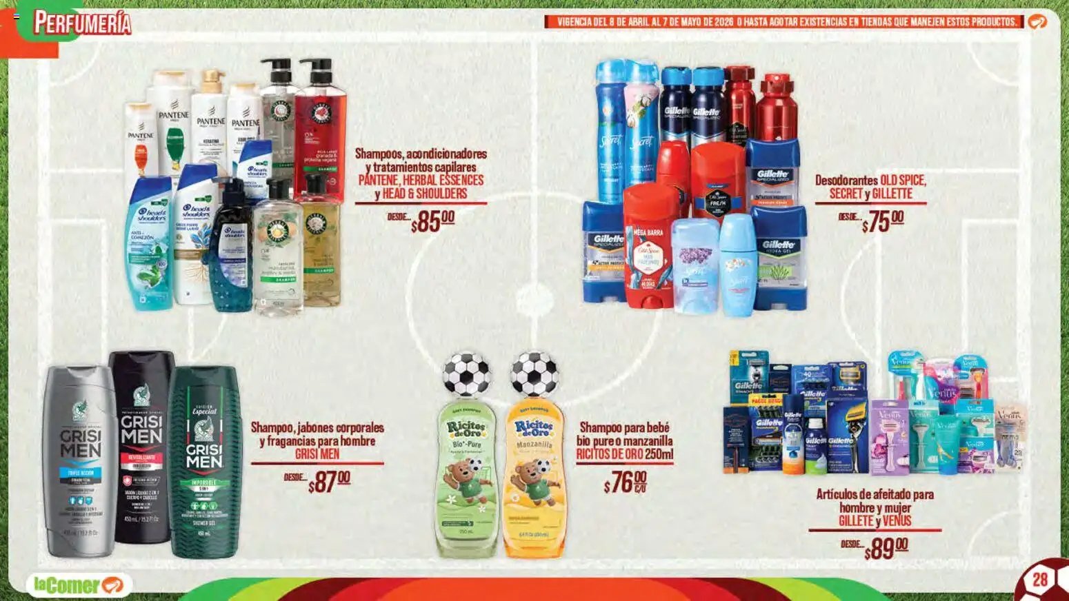 La Comer oferta desde 08/04/2026 La Comer folleto Patrocinador oficial del jugador No.12 (2026-04-08 - 2026-05-07)