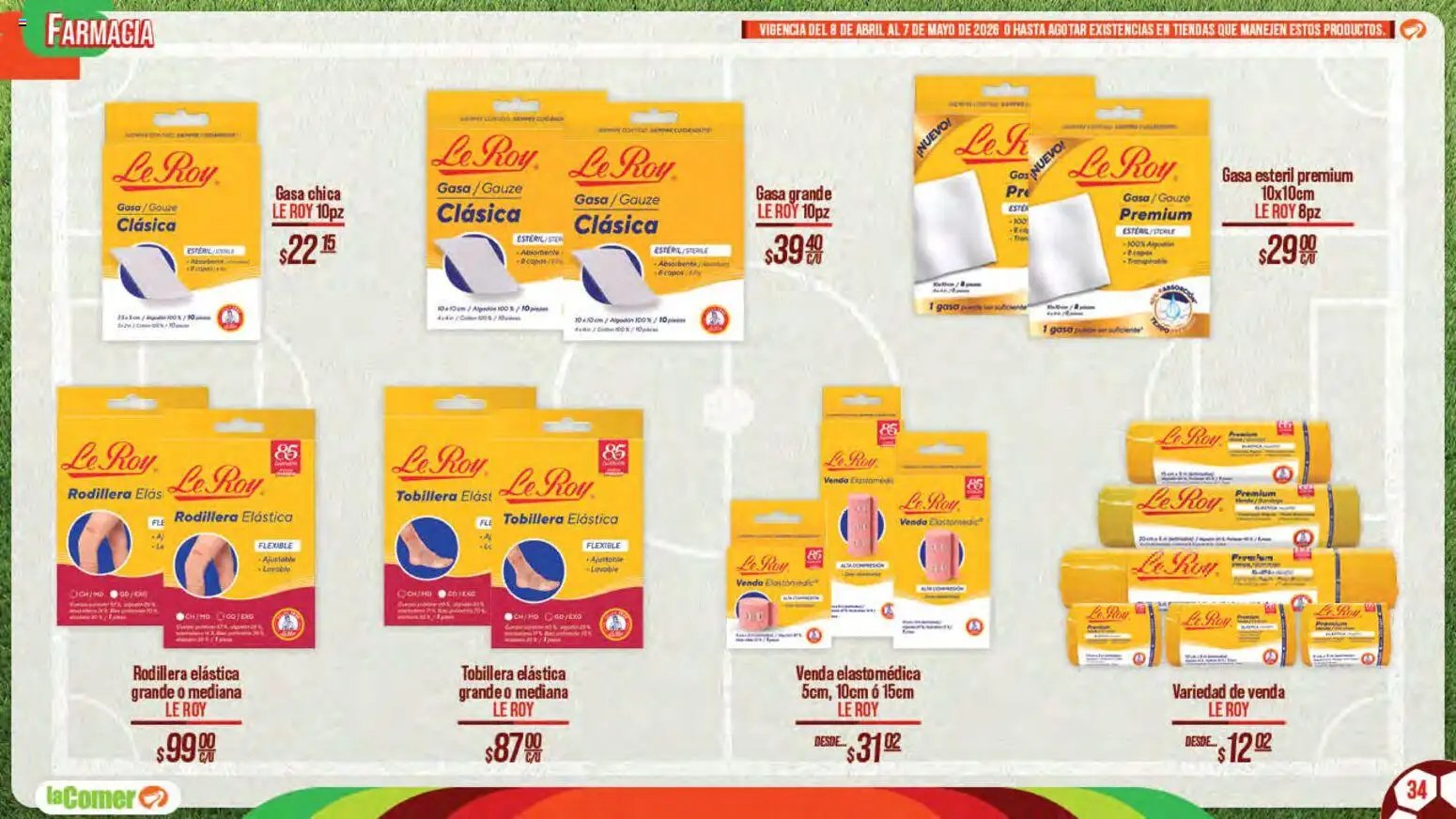 La Comer oferta desde 08/04/2026 La Comer folleto Patrocinador oficial del jugador No.12 (2026-04-08 - 2026-05-07)