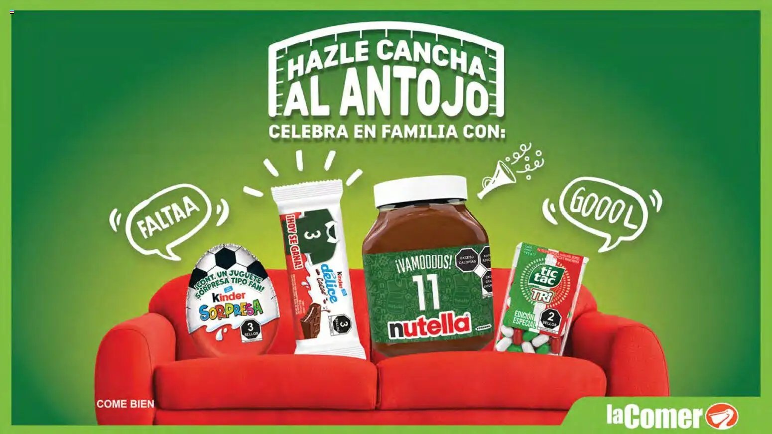 La Comer oferta desde 08/04/2026 La Comer folleto Patrocinador oficial del jugador No.12 (2026-04-08 - 2026-05-07)