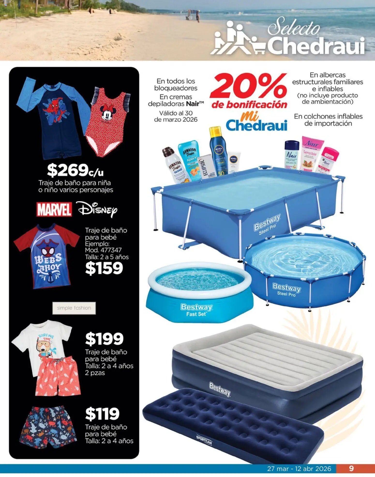 Chedraui oferta desde 27/03/2026 Chedraui folleto Llevarte más cuesta menos (2026-03-27 - 2026-04-12)