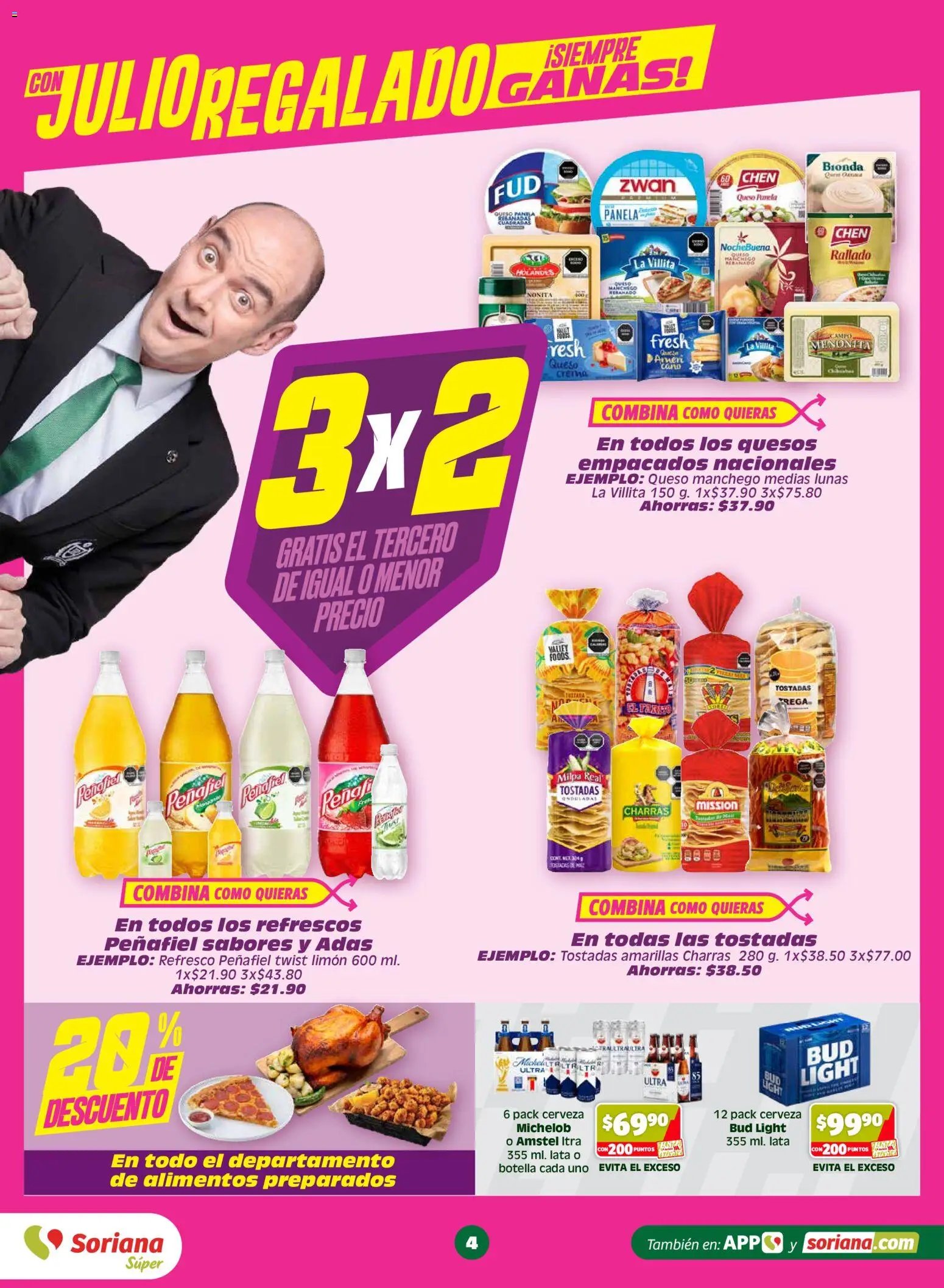 Soriana oferta desde 12/06/2026 Soriana Julio Regalado Súper Nacional