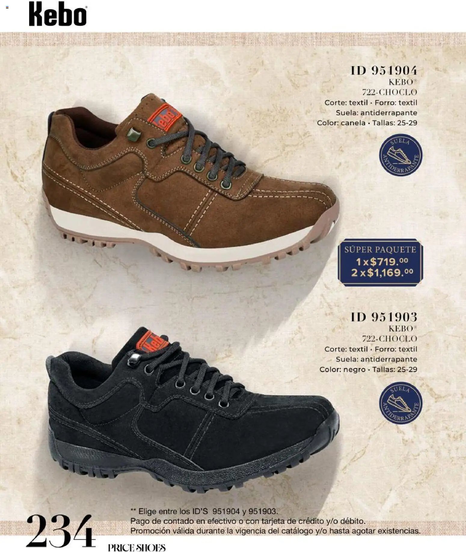 Price Shoes oferta desde 14/05/2026 Price Shoes catálogo Caballeros