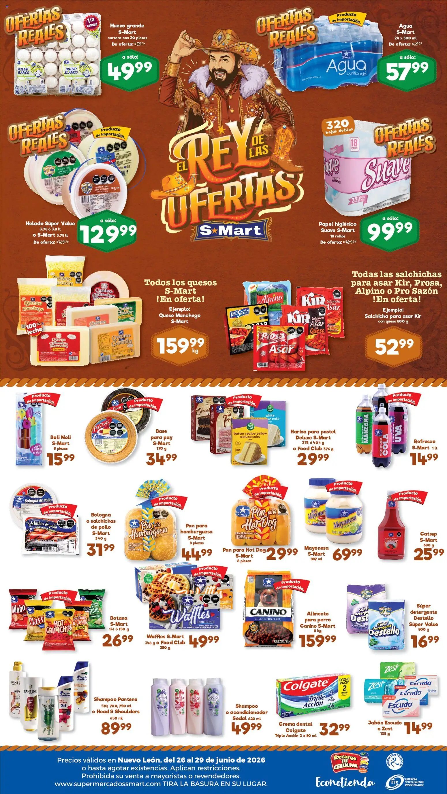 S-Mart oferta desde 26/06/2026 S-Mart folleto Monterrey