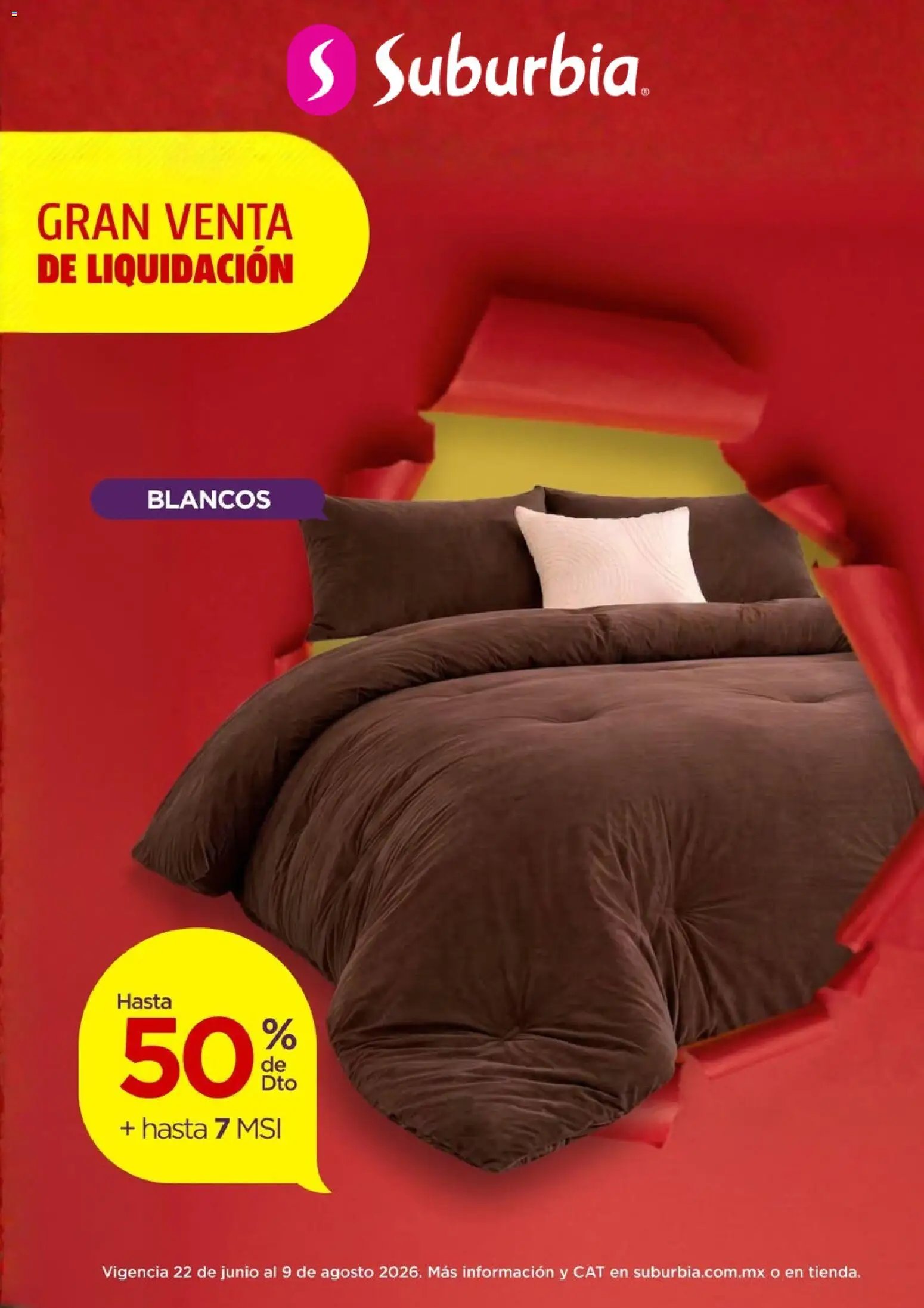 Suburbia oferta desde 22/06/2026 Suburbia catálogo